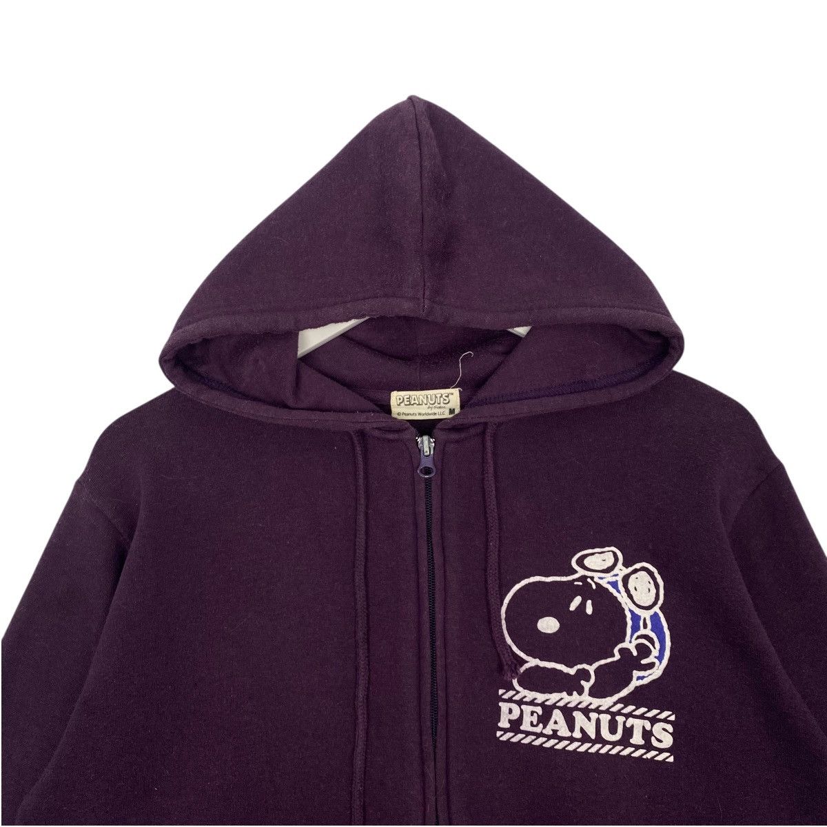 Vintage Vintage Peanuts Printed Hoodie Sweater Purple Jumper Size M Size US M / EU 48-50 / 2 - 4 Thumbnail