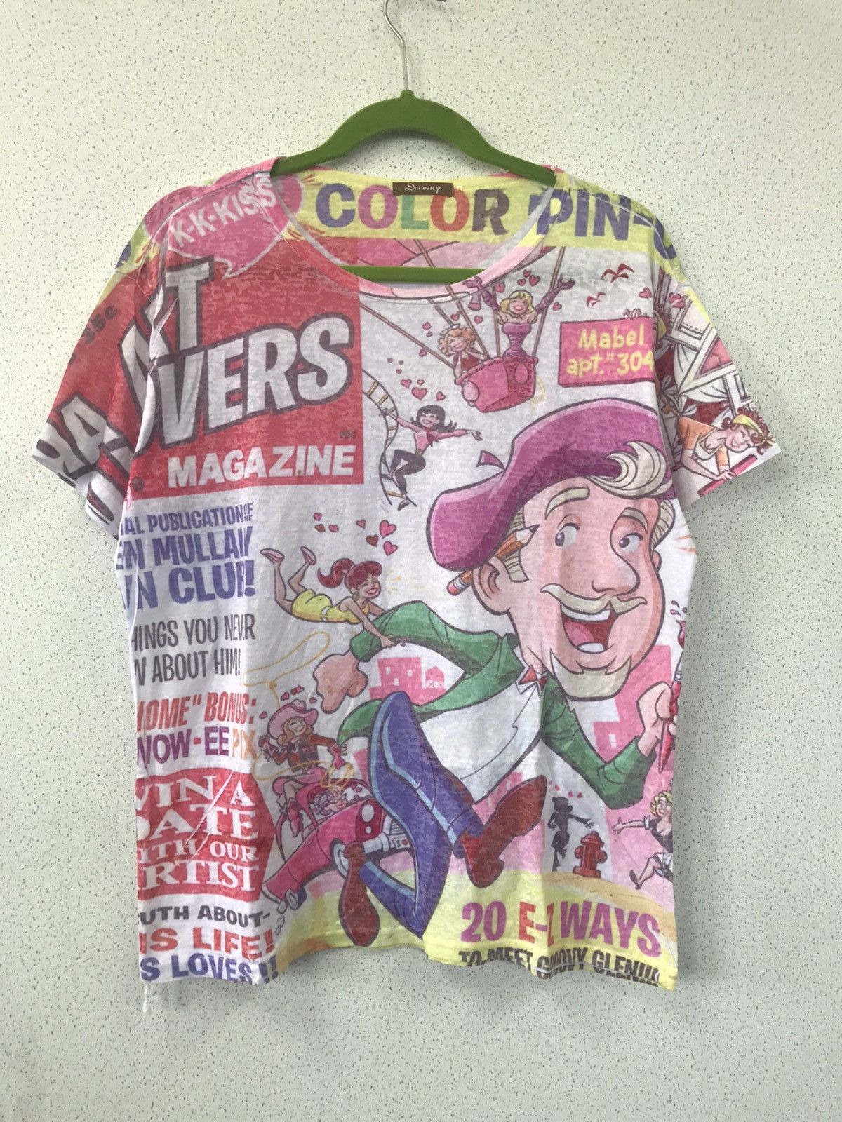 Japanese Brand DeComp Cartoon Full Printed Shirt Size US M / EU 48-50 / 2 - 2 Thumbnail