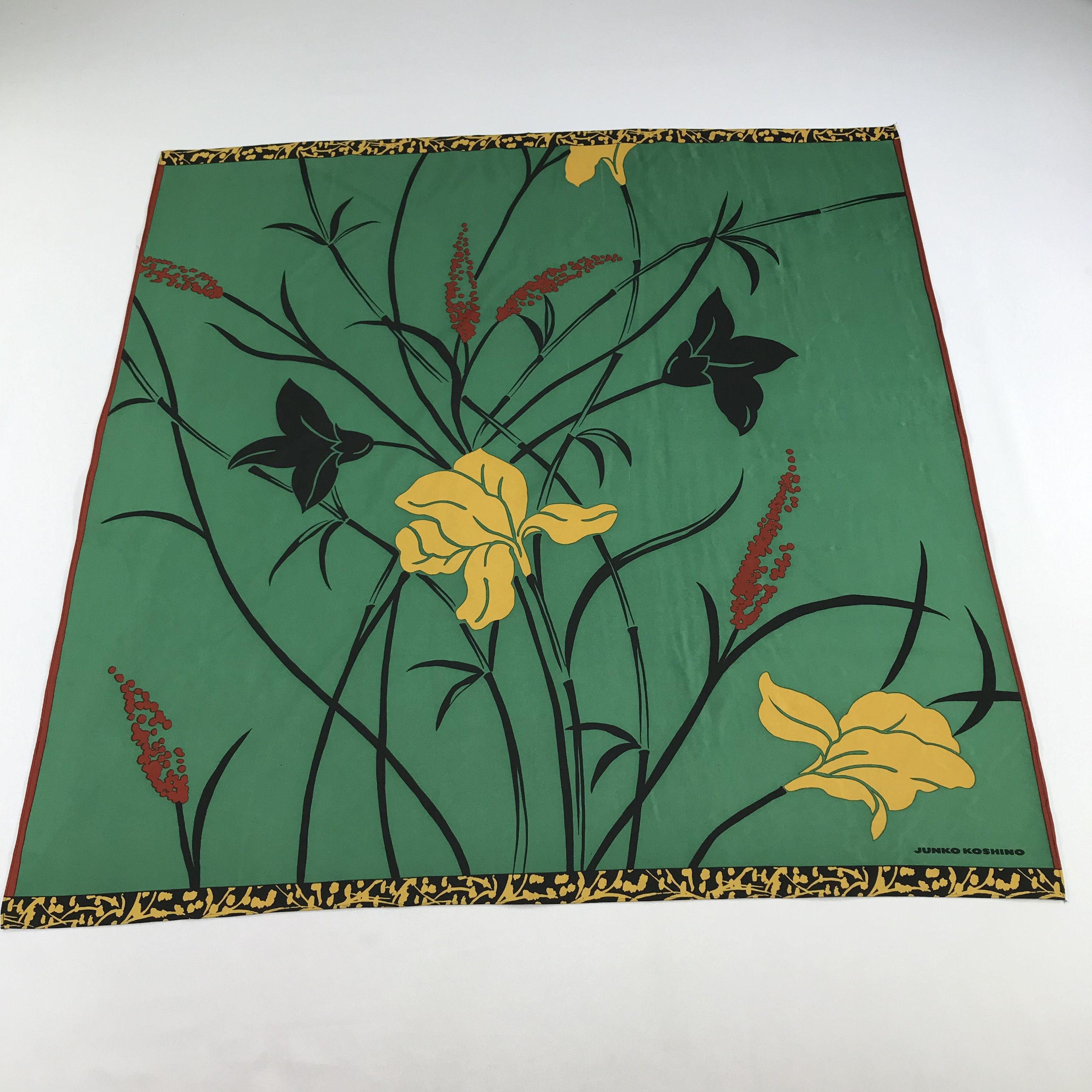 Mr. Junko Junko Koshino Floral Scarf M192 Size ONE SIZE - 2 Thumbnail