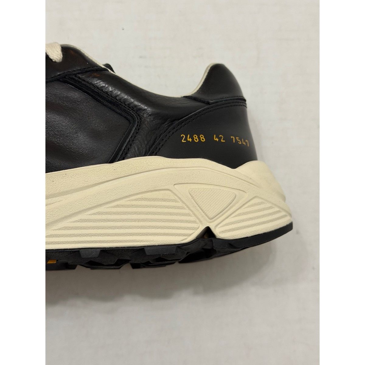 Common Projects COMMON PROJECTS PREMIUM RUNNER BLACK SNEAKER Size US 9 / EU 42 - 12 Thumbnail