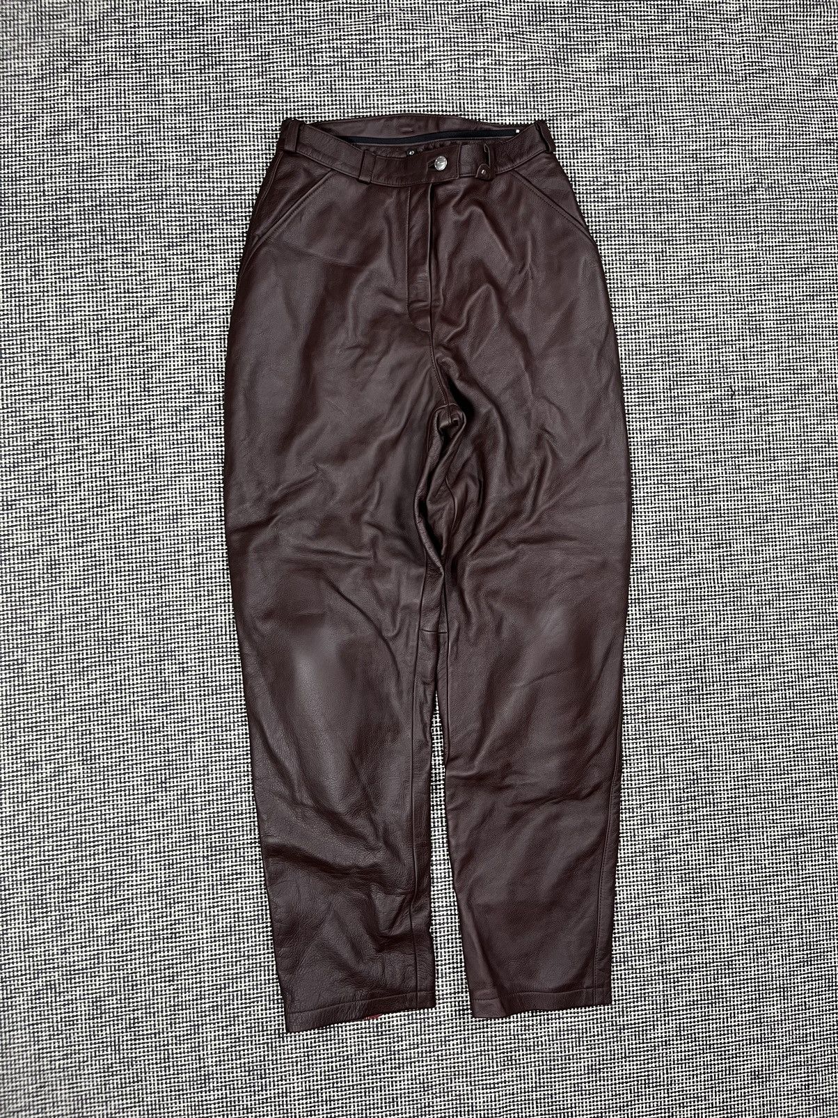 BMW rare BMW endeavour moto racing leather pants brown Germany Size US 30 / EU 46 - 1 Thumbnail