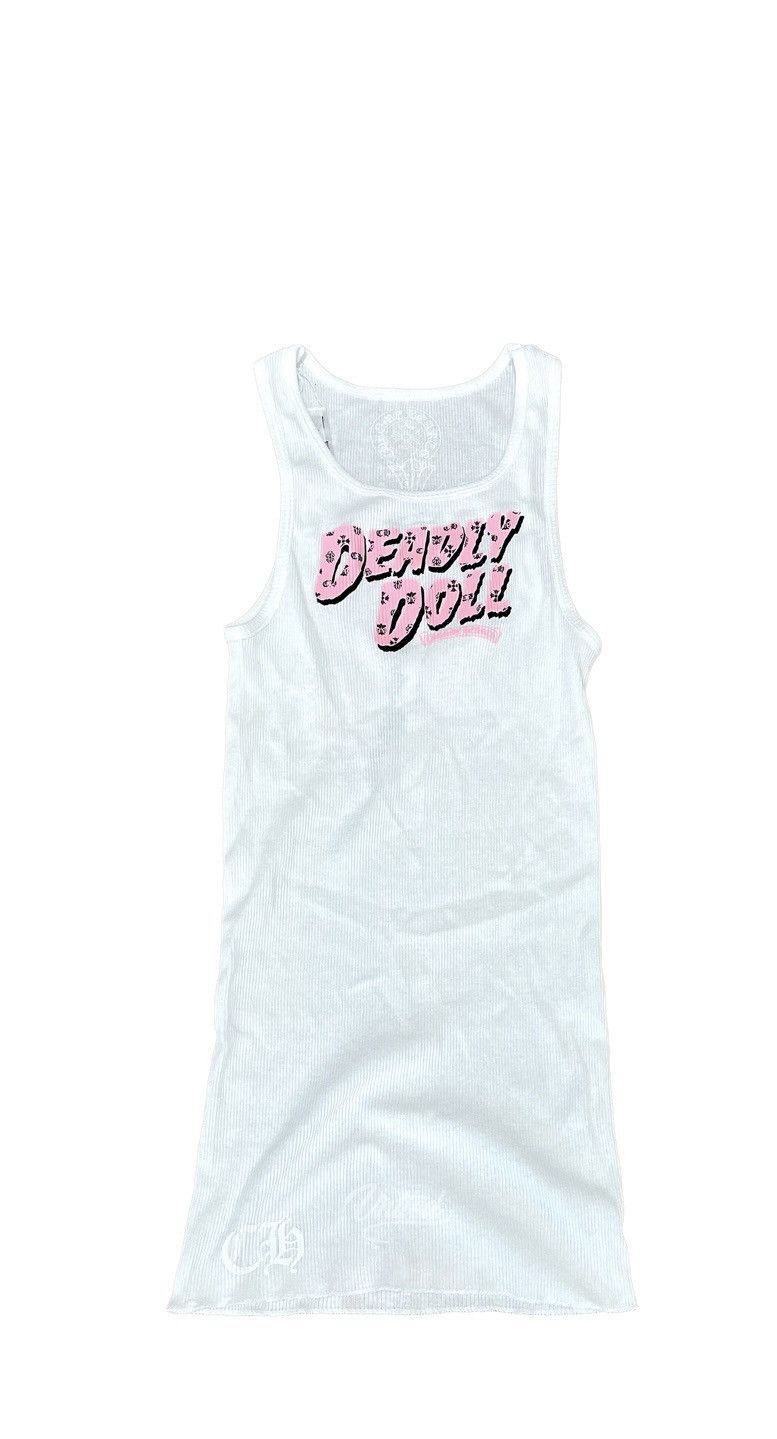 Chrome Hearts Chrome Hearts Deadly Dolls Tan Top White Size US L / EU 52-54 / 3 - 1 Thumbnail