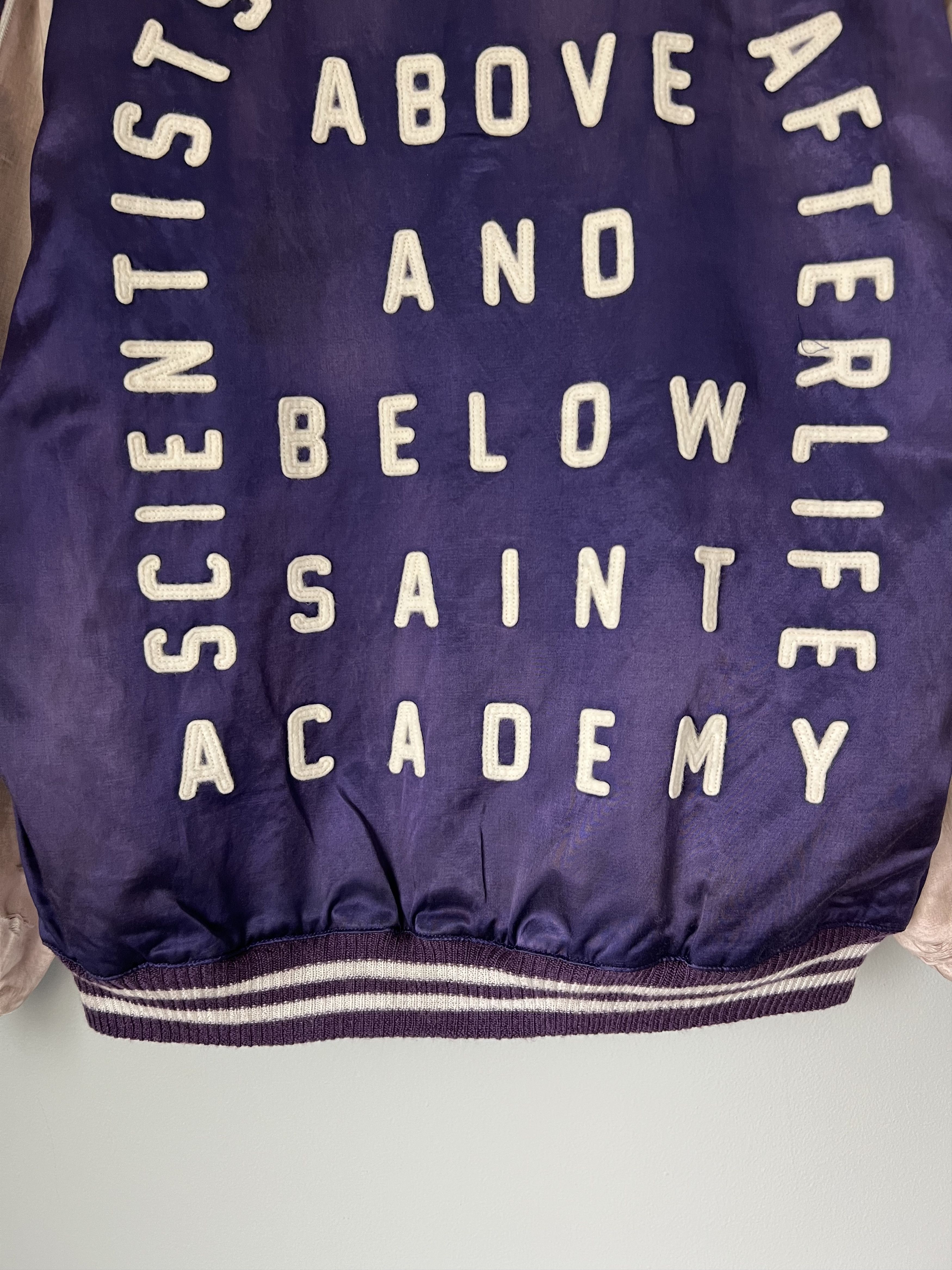 Saint Michael Saint Michael Satin Stadium Jacket in Purple Size US S / EU 44-46 / 1 - 3 Thumbnail