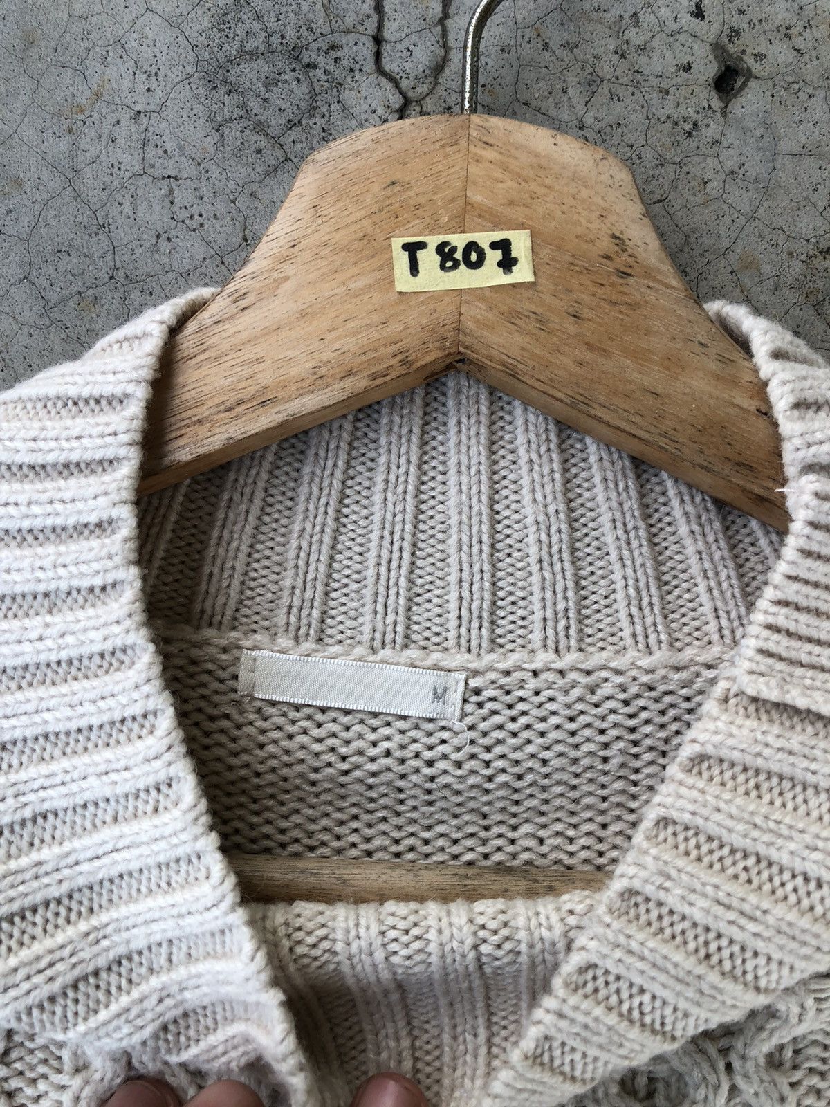 Aran Isles Knitwear × Designer × Homespun Knitwear GU Button Gold High Neck Knit Sweater Pullover Size US XL / EU 56 / 4 - 7 Thumbnail