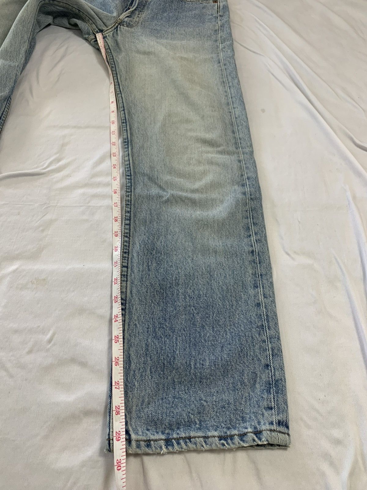 Levi's Vintage Clothing 90s levis 501 vintage jeans blue wash usa made Size US 28 / EU 44 - 14 Thumbnail
