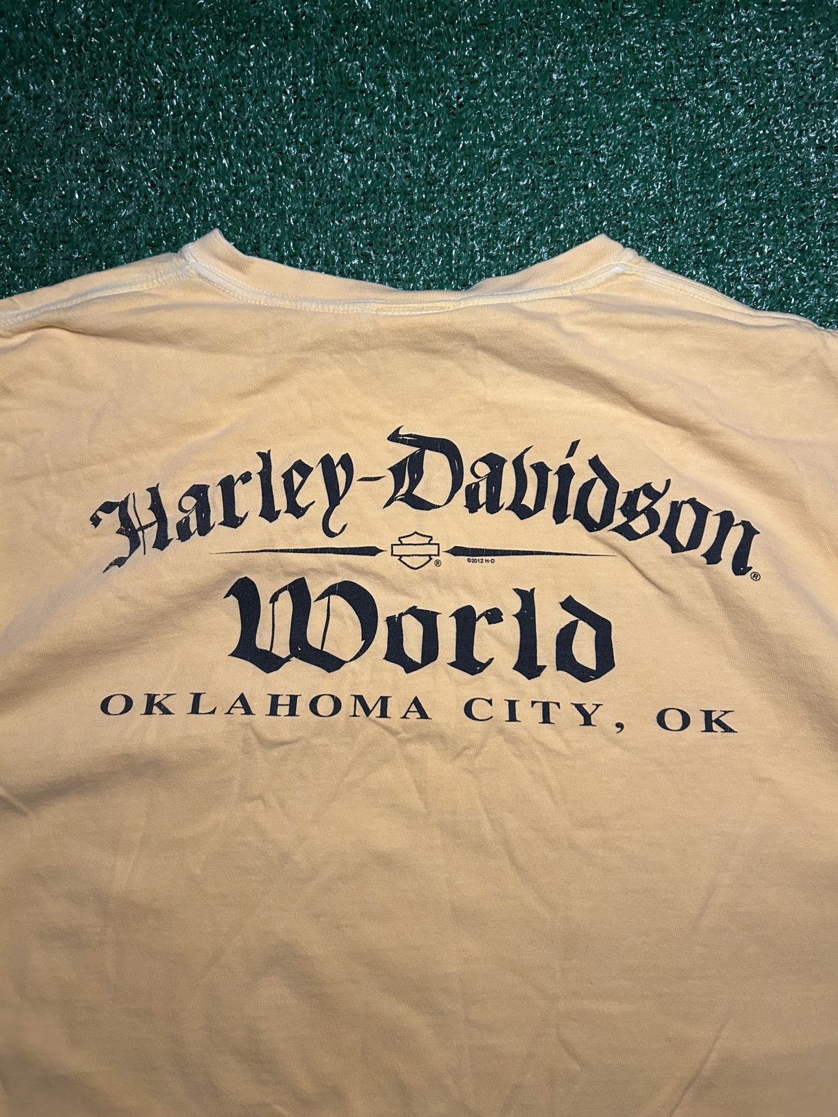 Harley Davidson Harley Davidson Lemon Tee 🍋 Size US XL / EU 56 / 4 - 4 Thumbnail