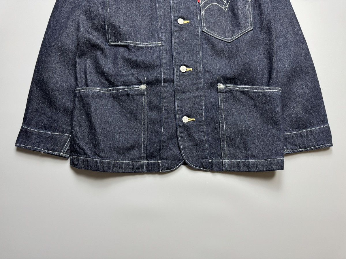 Levi's Levis Red - Engineered Indigo Raw Denim Coveralls Jacket Size US S / EU 44-46 / 1 - 6 Thumbnail