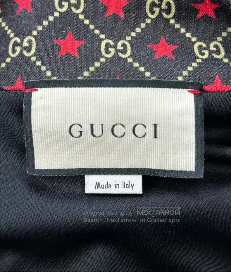 Gucci Gucci Black stitching star double G stripe zipper jacket Size US M / EU 48-50 / 2 - 3 Thumbnail
