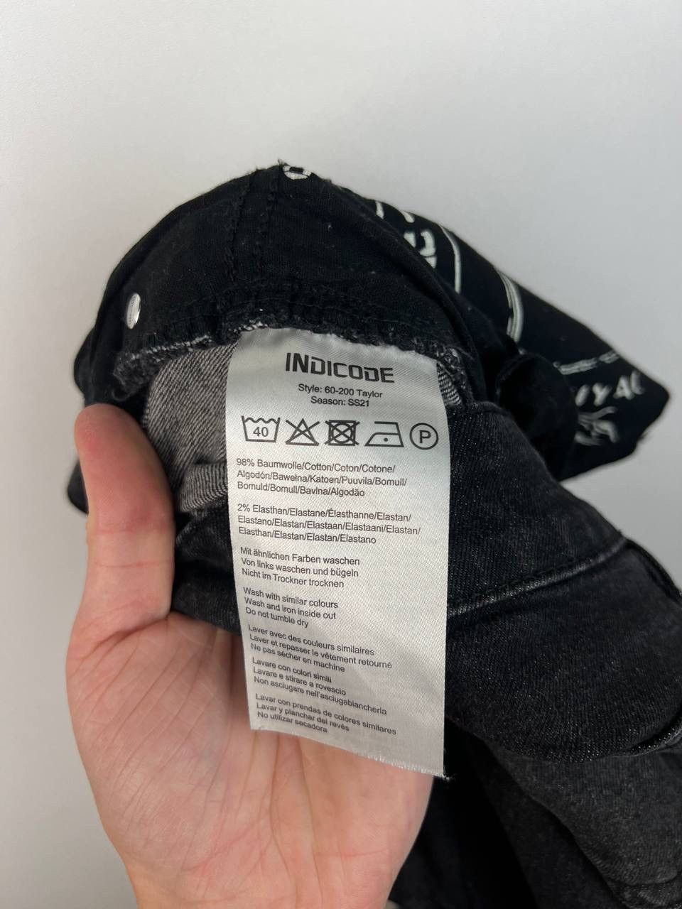 Vintage Indicode Japan denim size 33/32 Size US 33 - 5 Thumbnail