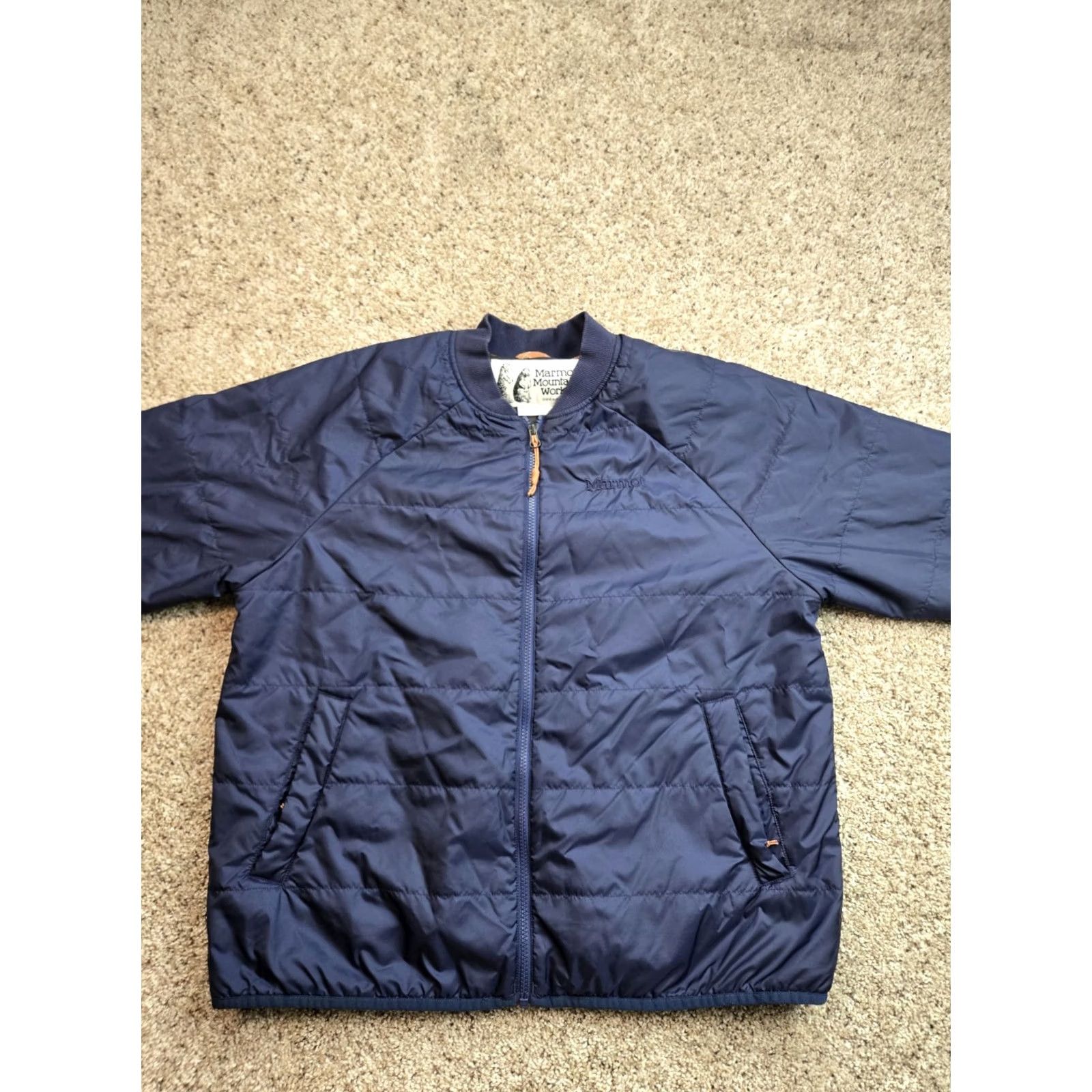 Marmot Marmot Rye Jacket Womens XL Blue Full Zip Pockets Lightweight Long Sleeve Casual Outdoor Regular Jacket Womens XL Blue Full Zip Pockets Lightweight Size XL / US 12-14 / IT 48-50 - 3 Thumbnail