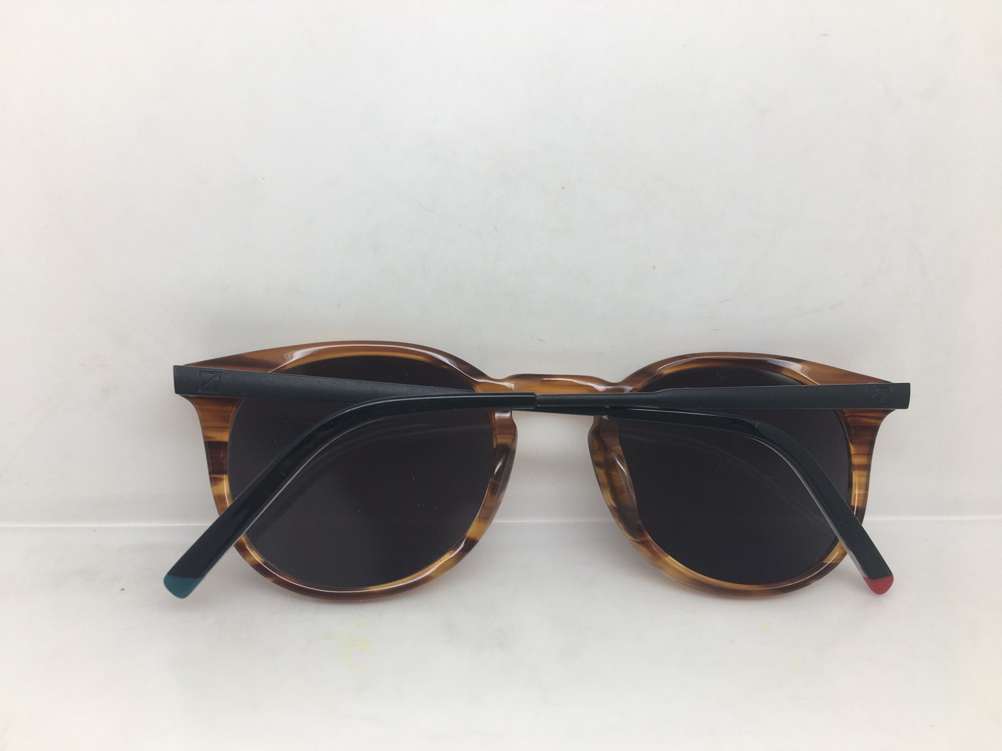 Other Handmade Brown Acetate ARTSTOCRST Keyhole Sunglasses Size ONE SIZE - 6 Thumbnail