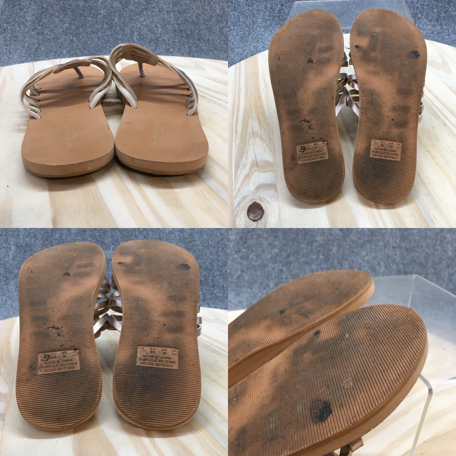 American Eagle Outfitters American Eagle Outfitters Sandals Womens 7 Slide Pink Slip On Flats Comfort Size US 7 / IT 37 - 8 Thumbnail