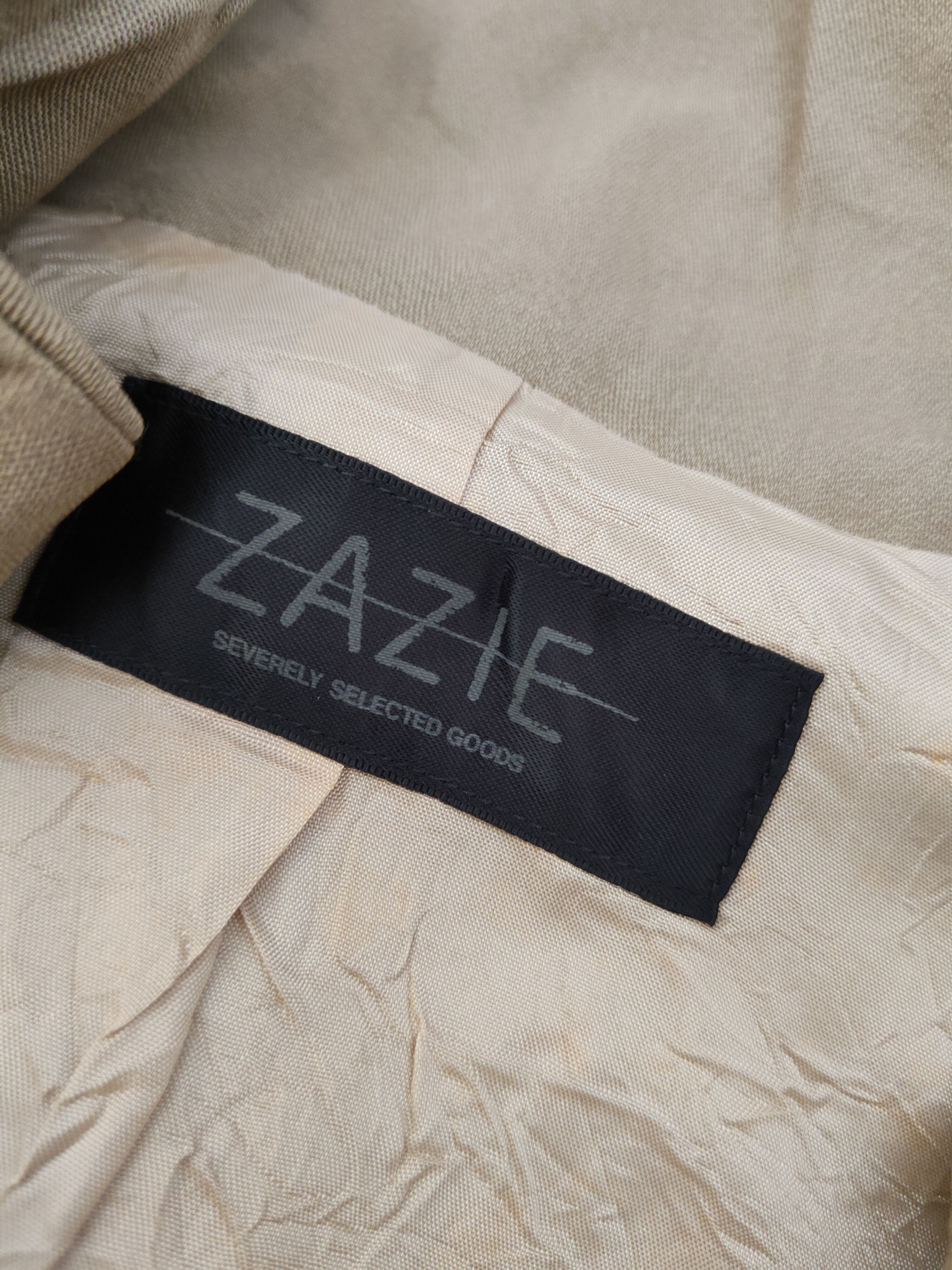 Japanese Brand × Vintage Vintage Zazie Brown Blazers Size M / US 6-8 / IT 42-44 - 11 Thumbnail