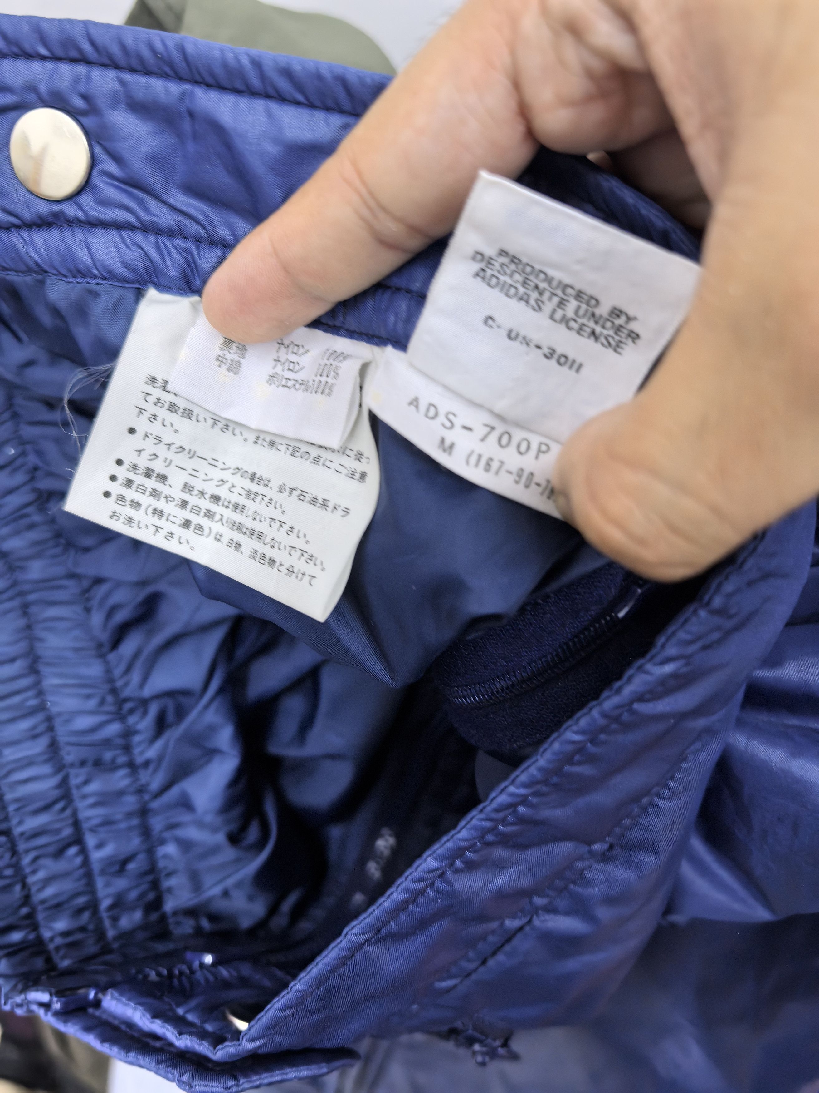 Adidas Vintage 80' ADIDAS West G Descente Nylon Pants Size US 28 / EU 44 - 2 Thumbnail