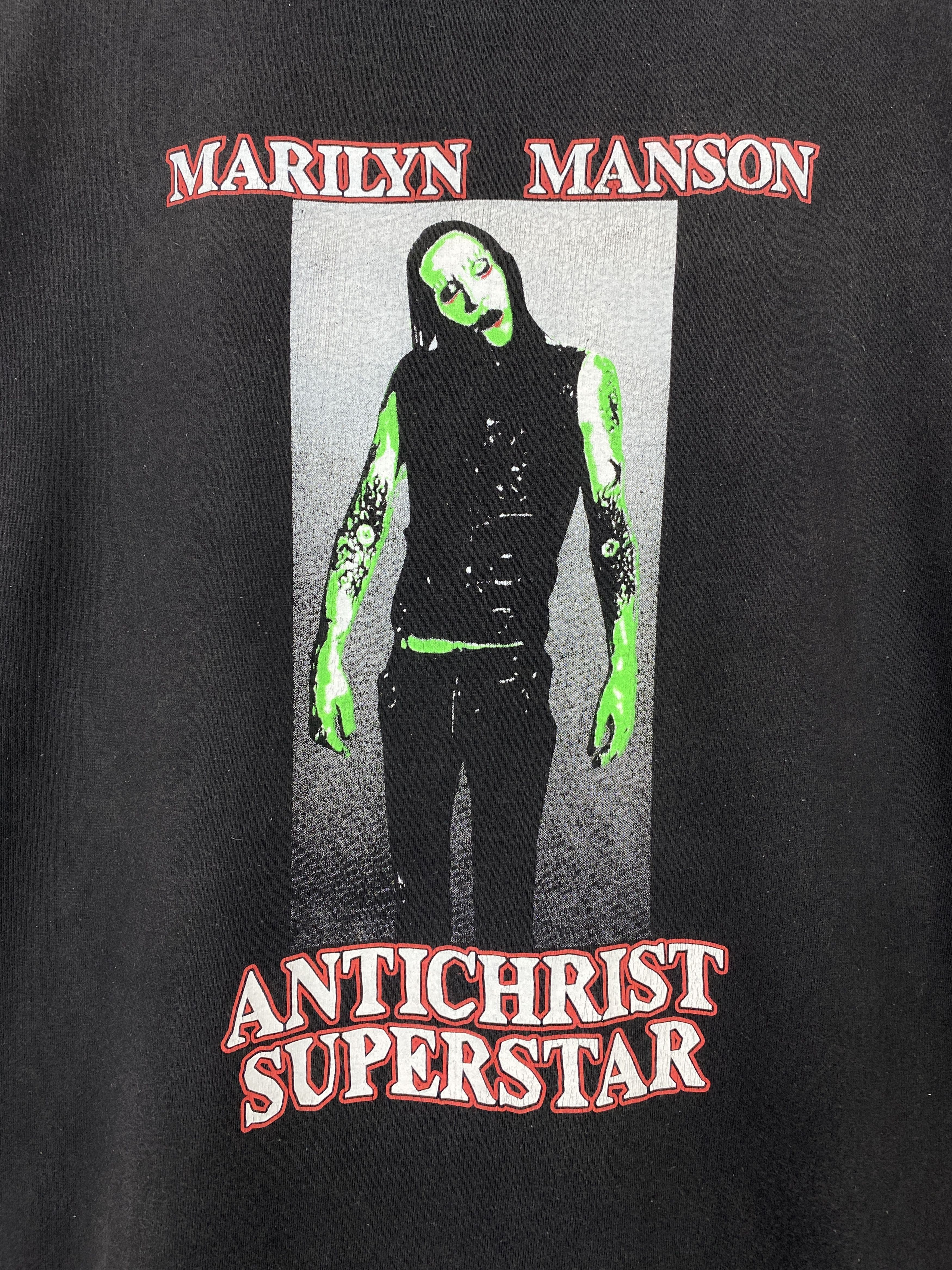 Band Tees × Marilyn Manson × Vintage Vintage Marilyn Manson Antichrist Superstar Tee TA0630 Size US L / EU 52-54 / 3 - 6 Thumbnail