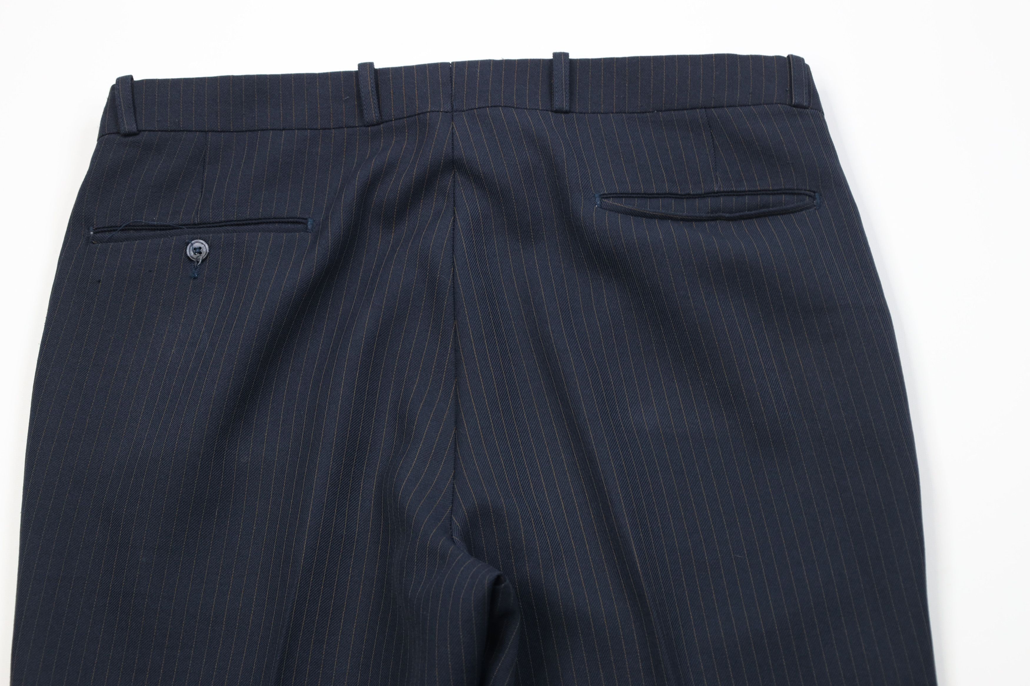 Vintage Vintage 70s Streetwear Pinstriped Wide Leg Chino Pants USA Size US 34 / EU 50 - 10 Thumbnail