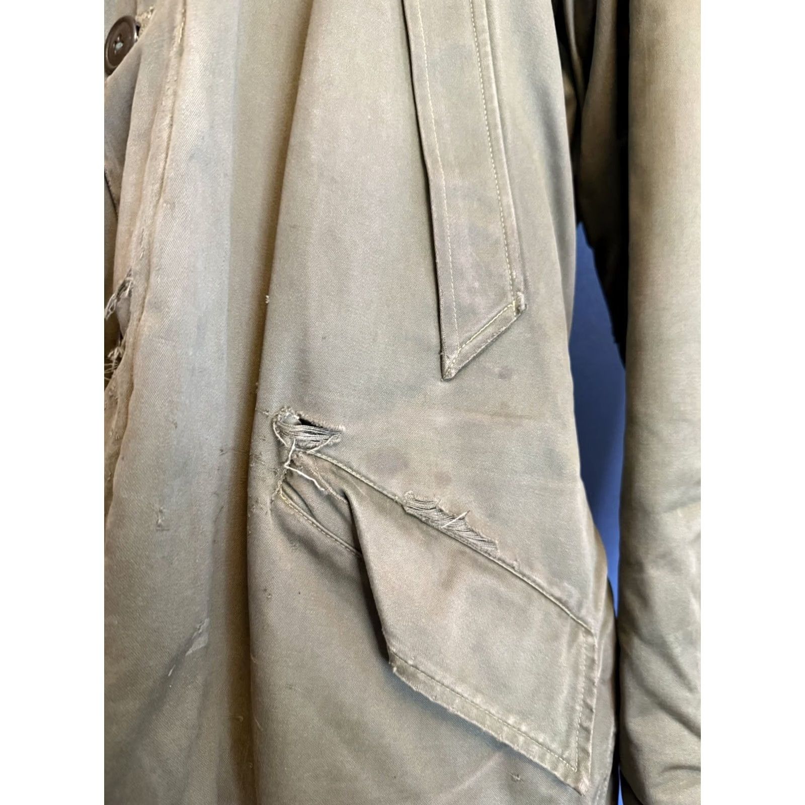 Olive VINTAGE Olive Green Winter Parka Jacket Extreme Cold Weather Civilian 40’s XL Size US XL / EU 56 / 4 - 5 Thumbnail