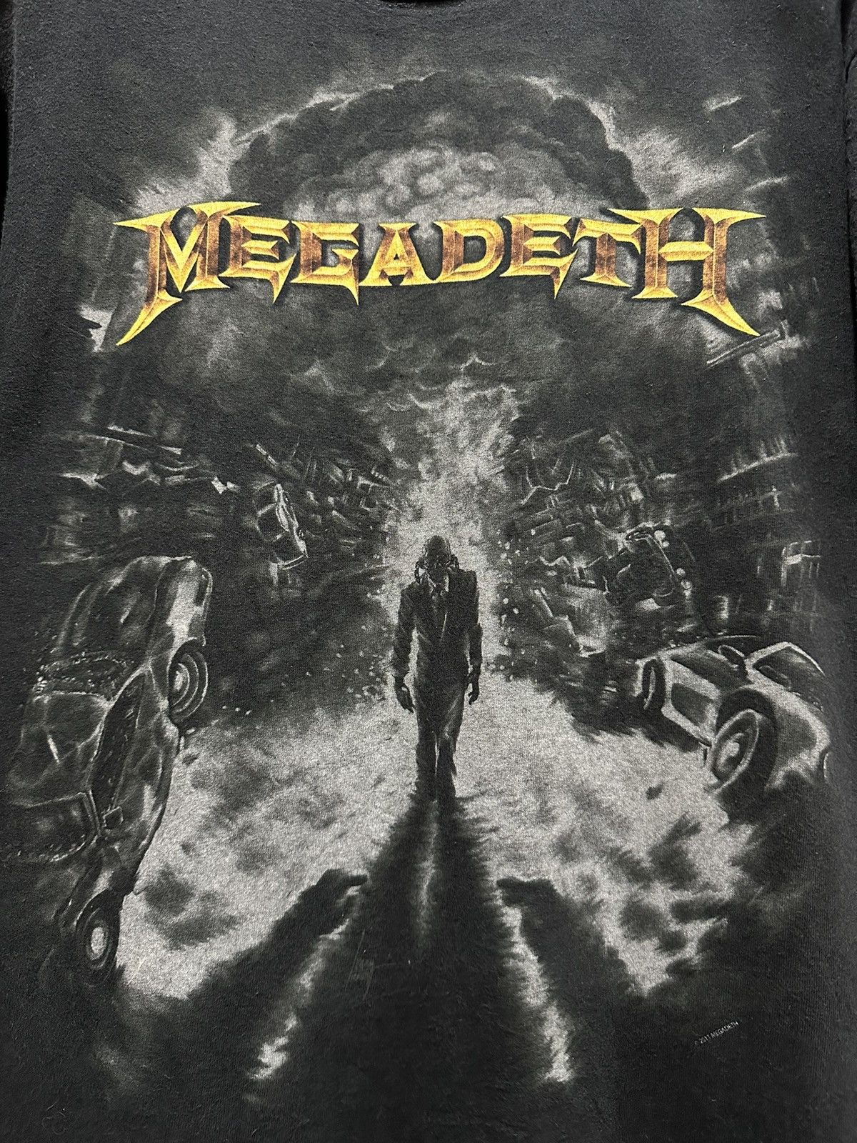 Band Tees × Vintage Vintage Megadeth Promo Faded Tee Size US L / EU 52-54 / 3 - 2 Thumbnail