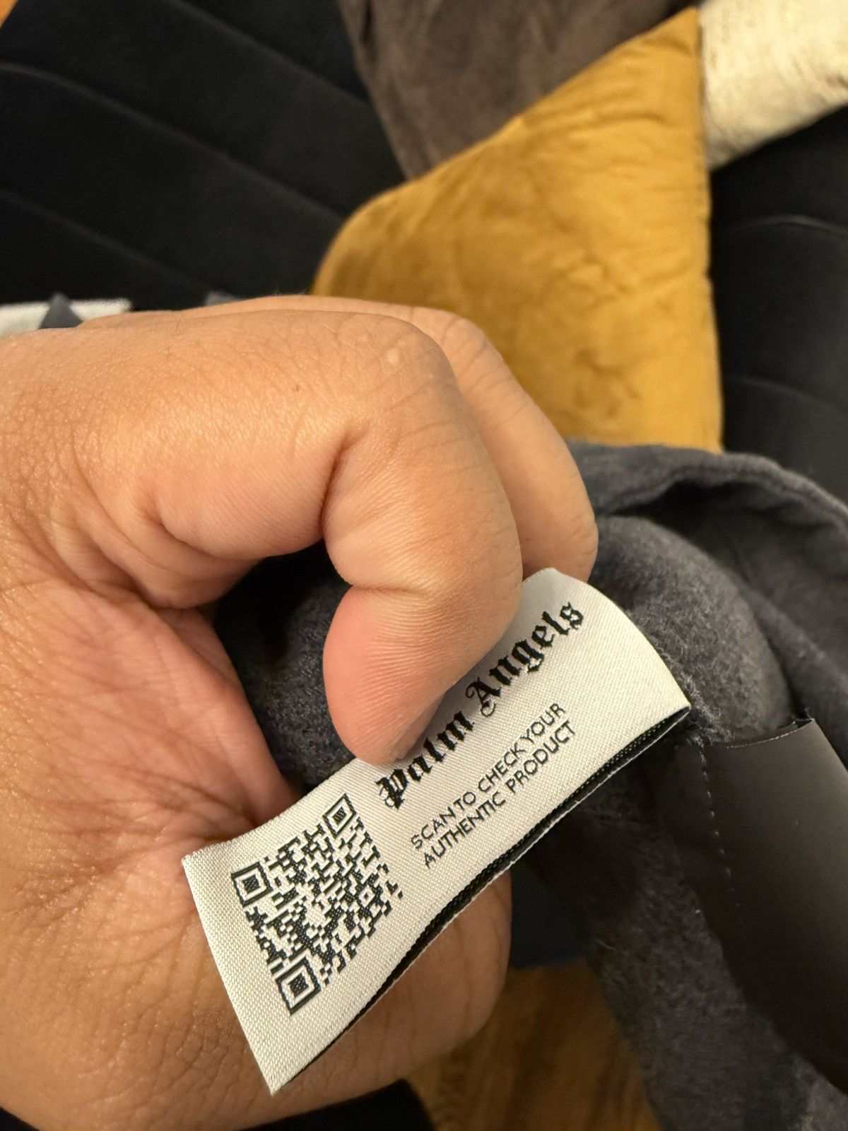 Palm Angels Palm Angels Monogram Cotton Gray Jacket Size Large 52 EU Size US L / EU 52-54 / 3 - 9 Thumbnail