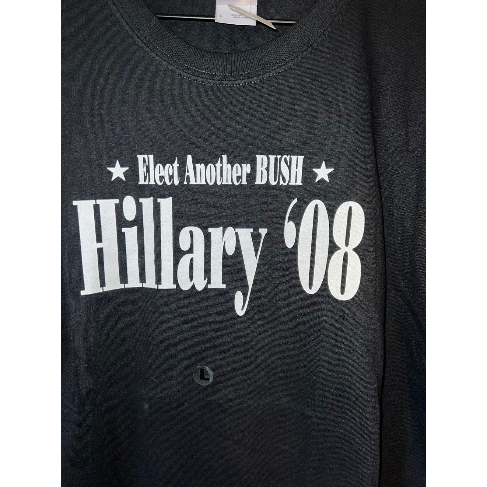 Gildan 2008 Elect Another Bush Hillary President Election Shirt L Size US L / EU 52-54 / 3 - 2 Thumbnail