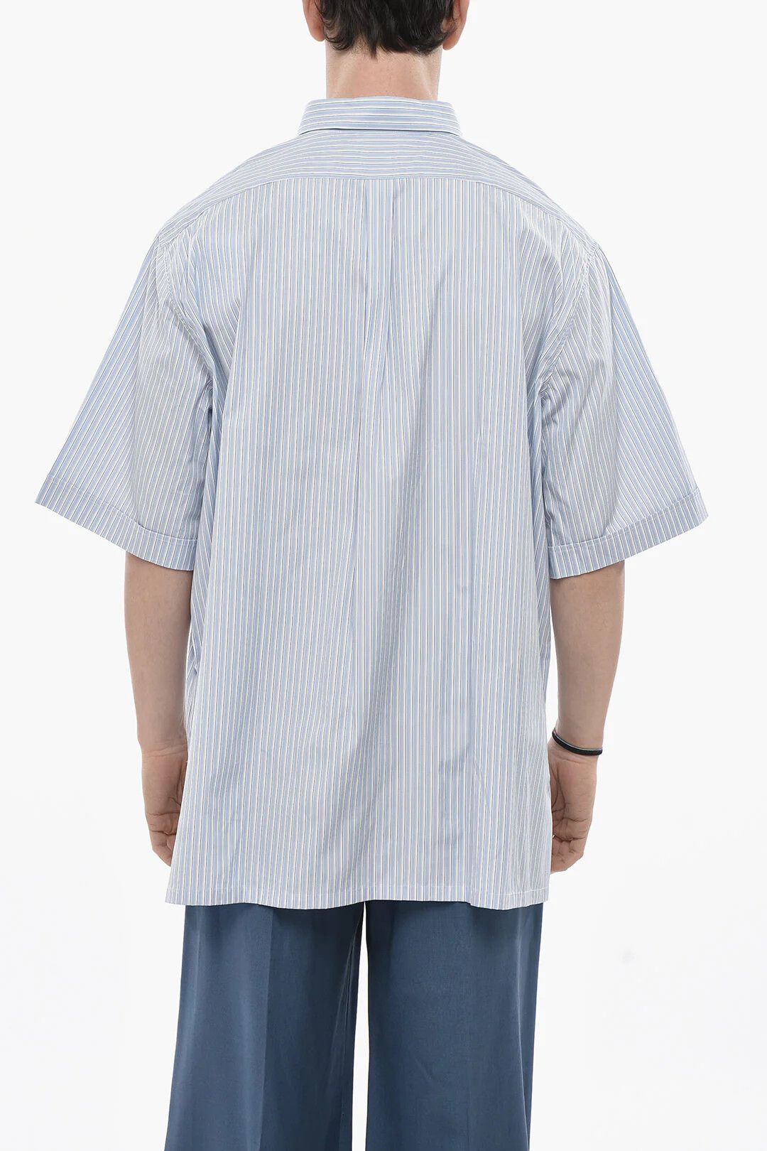 Givenchy og1mm0326 Poplin Shirt in Light Blue Size US XS / EU 42 / 0 - 2 Thumbnail