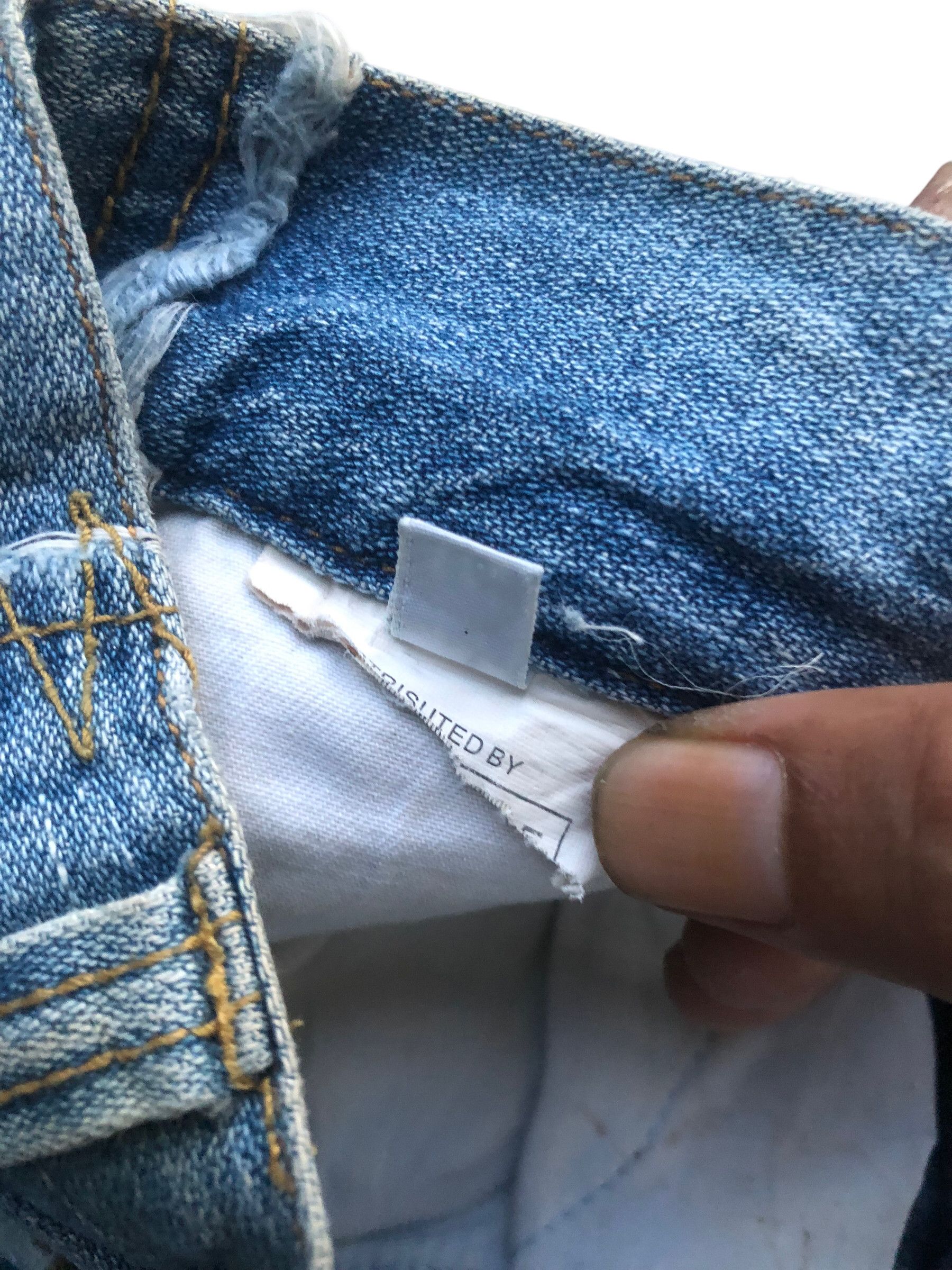 Dolce & Gabbana 💯DOLCE & GABBANA Vintage Distressed Style Worn Denim Jeans Size US 33 - 12 Thumbnail