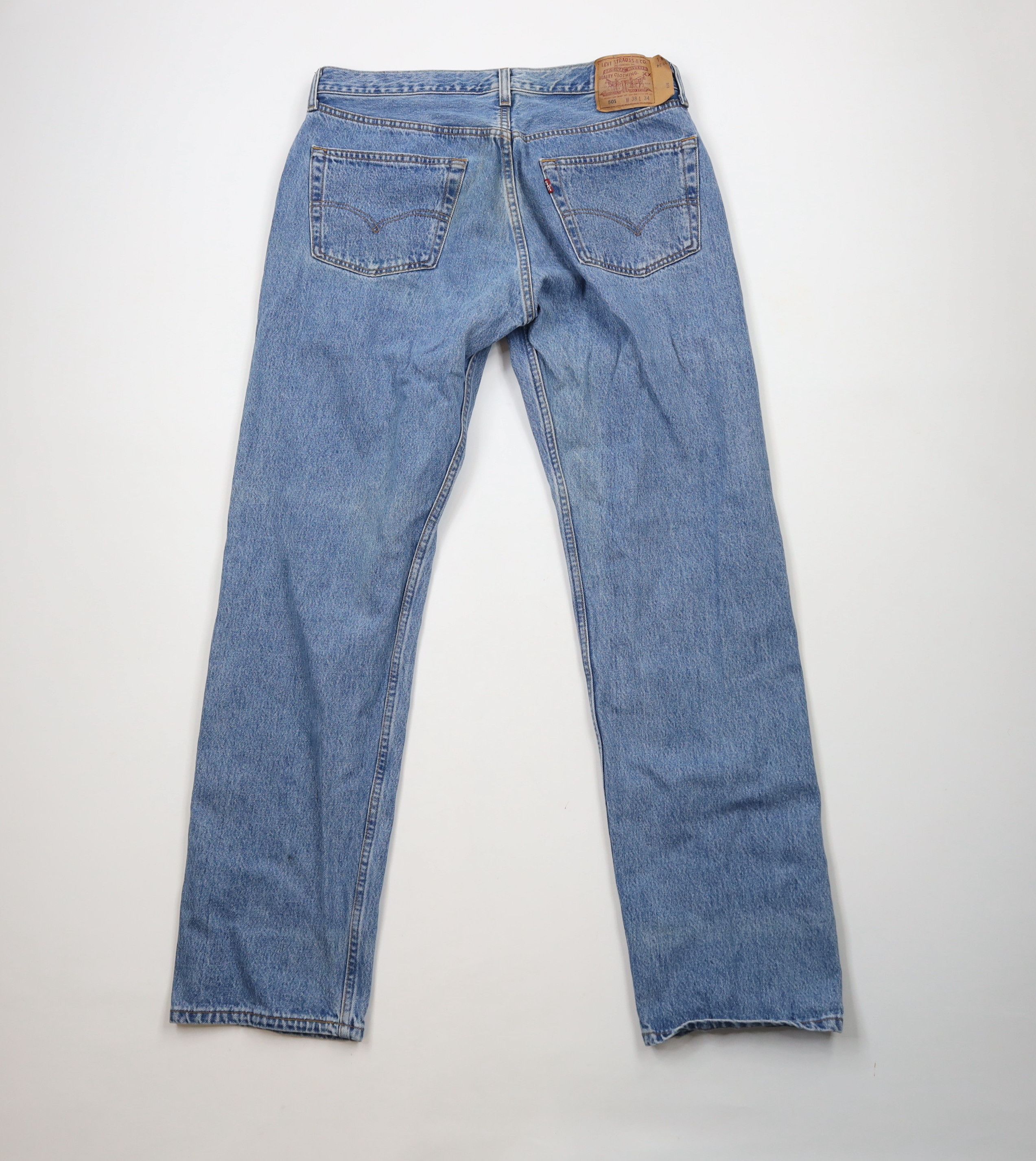Levi's × Vintage Vintage 90s Levis 501xx Button Fly Original Fit Jeans USA Size US 36 / EU 52 - 11 Thumbnail