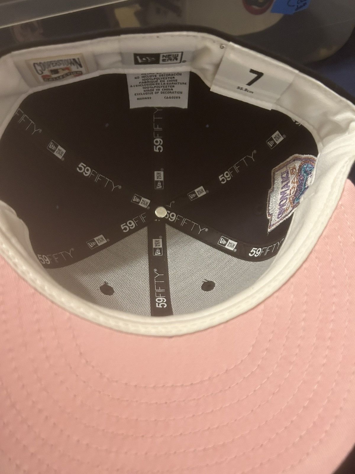 New Era Navy Arizona Diamondbacks New Era Fitted Hat Size 7 Size ONE SIZE - 3 Thumbnail