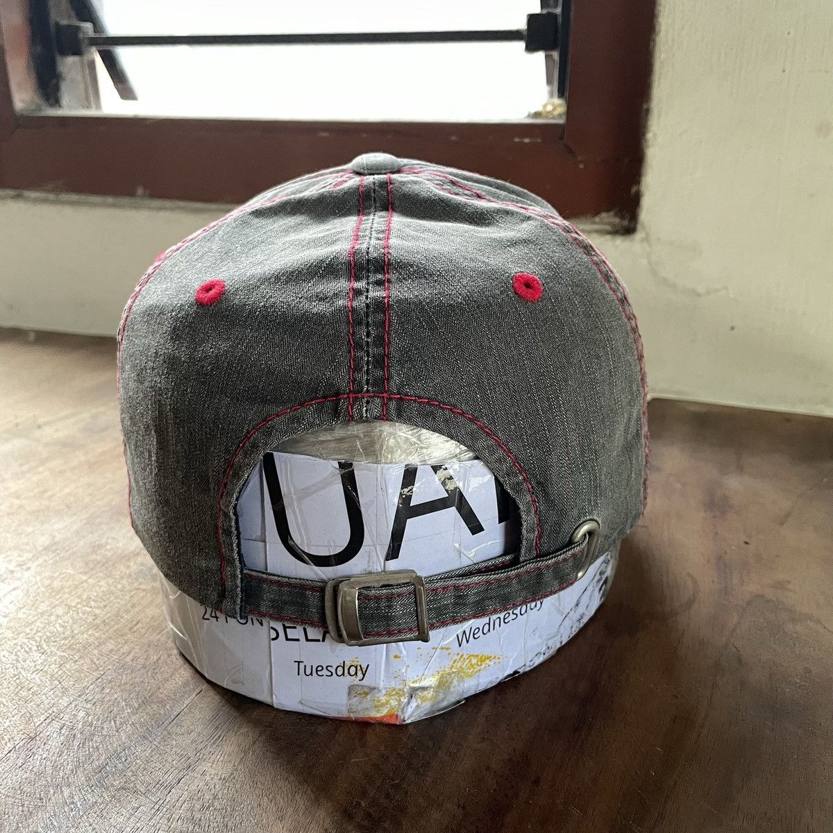 Unsound Rags SICK. Patch work vintage California jeans hat, unique stitch Size ONE SIZE - 4 Thumbnail