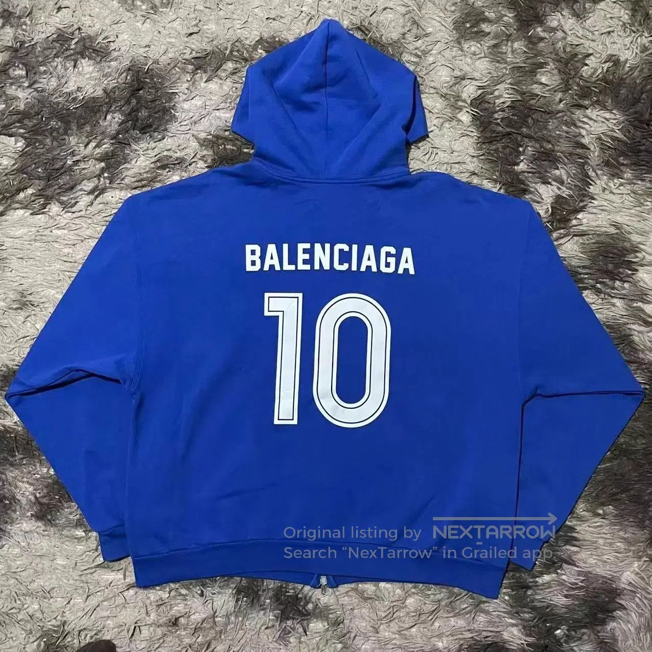 Balenciaga Blue Zip. Size US M / EU 48-50 / 2 - 2 Thumbnail