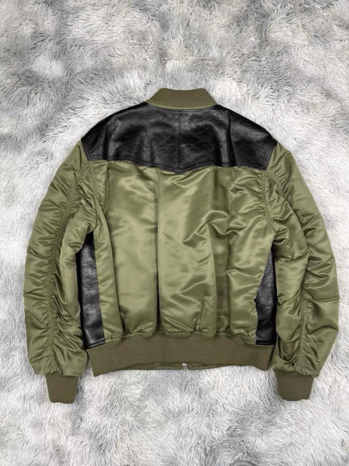 Celine Celine Sz 48 Celine 22AW Leather Joint Bomber-2506 Size US M / EU 48-50 / 2 - 5 Thumbnail