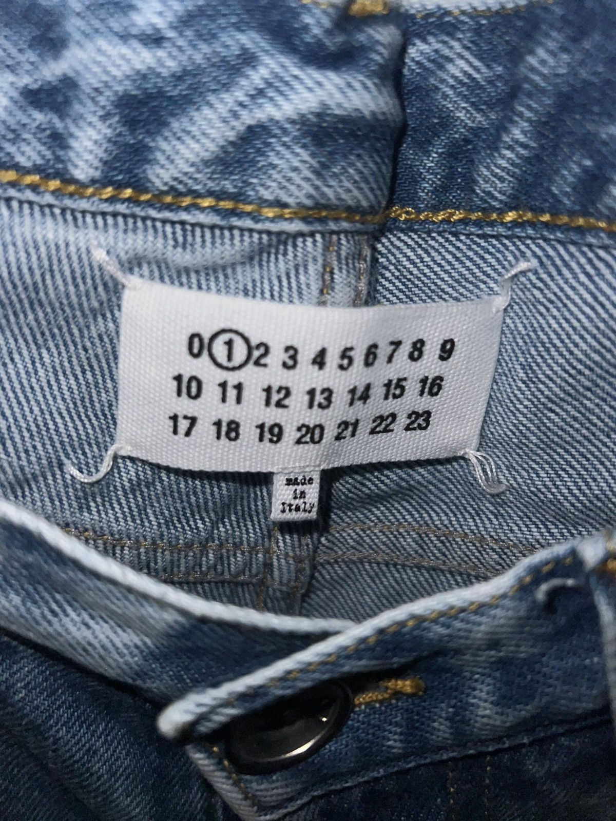 Maison Margiela Margiela unisex straight leg denim with contrasting pockets Size US 40 / EU 56 - 7 Thumbnail