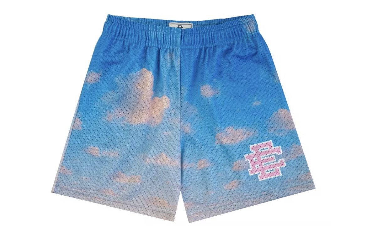 Eric Emanuel Eric Emanuel EE blue w pink clouds sunrise shorts medium Size US 30 / EU 46 - 1 Thumbnail