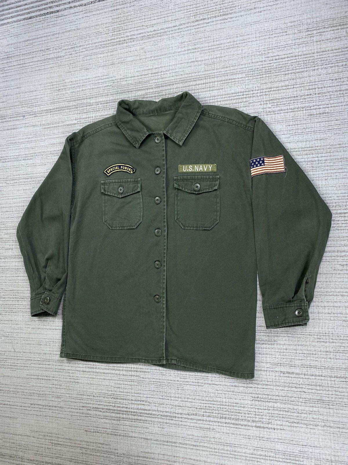 Vintage Vintage Gorge Special Force U.S Army Green Jacket Size US M / EU 48-50 / 2 - 4 Thumbnail