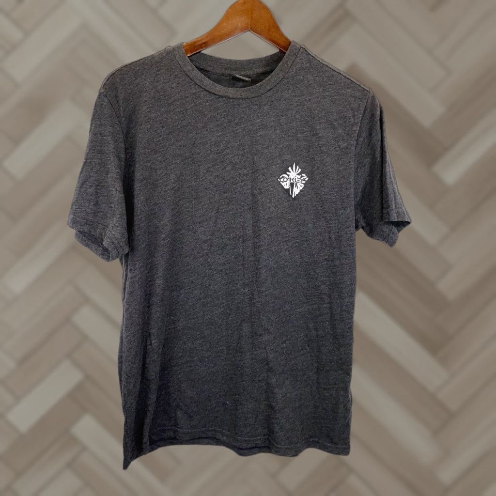 Oakley Oakley Mens T-Shirt Regular Short Sleeve Charcoal Gray Crew Neck Logo XS Regular Fit #751 Size US XS / EU 42 / 0 - 1 Thumbnail