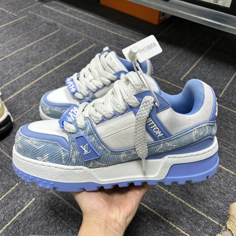 Louis Vuitton Louis Vuitton Trainer Maxi Low-top Sneakers for Women -2505 Size US 8.5 / IT 38.5 - 6 Thumbnail