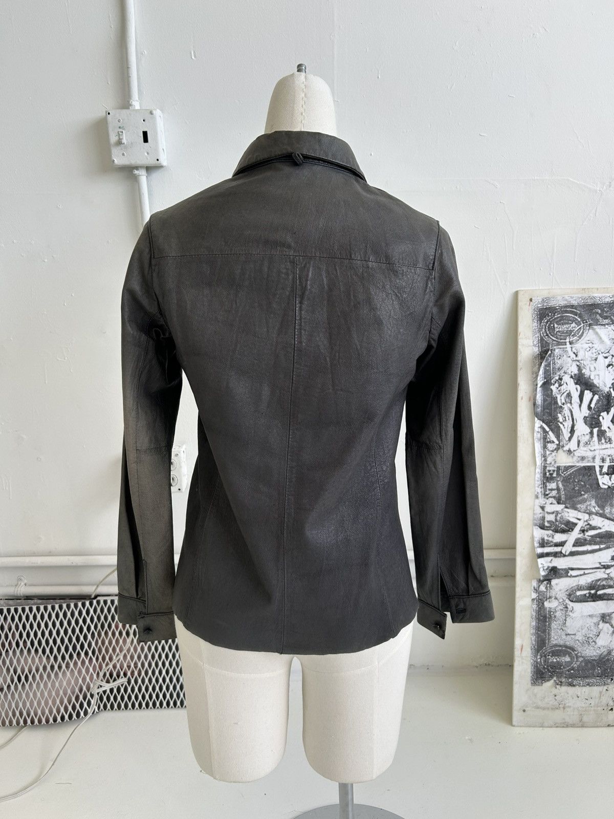 Isamu Katayama Backlash Vintage Leather shirt Size US S / EU 44-46 / 1 - 5 Thumbnail