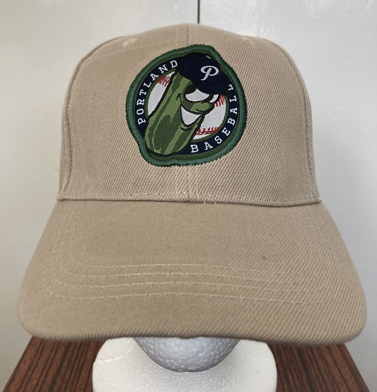 Vintage PORTLAND PICKLES STRAP BACK HAT BASEBALL WEST COAST LEAGUE Size ONE SIZE - 1 Thumbnail