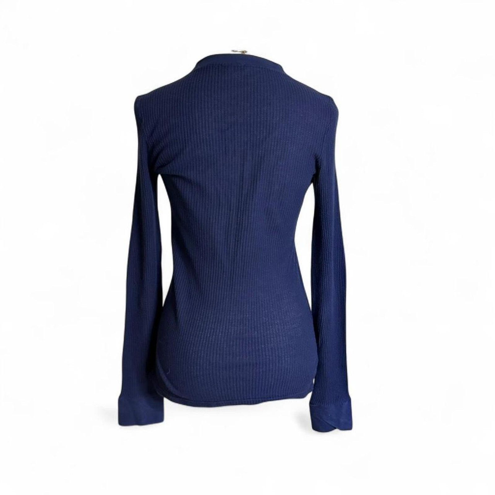 Other Mimi & CoCo Luxury Brand Blue Gold Button Henley Size Small Size S / US 4 / IT 40 - 2 Thumbnail