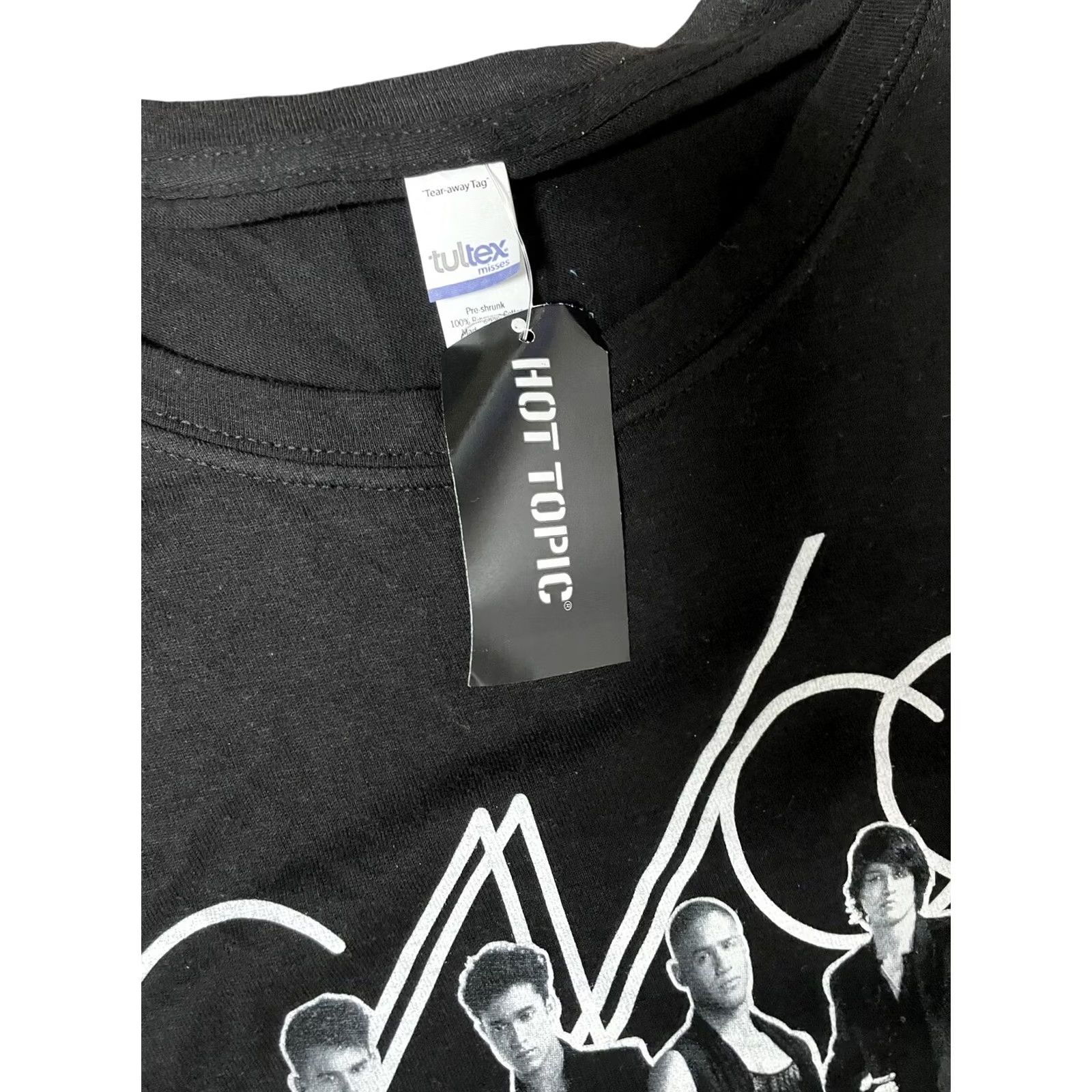 Tultex Cnco Pop Group Hot Topic Shirt Womens 2XL Black Short Sleeve Tee NWT Rock Band 2018 Regular Women size 2XL Shirt Black 2018 NWT Size XXL / US 16-18 / IT 52-54 - 7 Thumbnail
