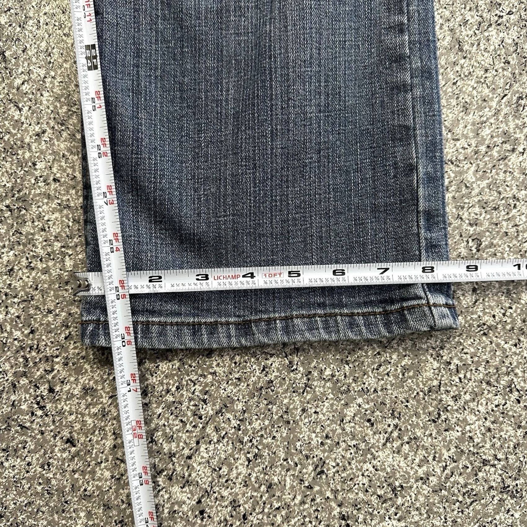 DKNY DKNY Jeans Womens 8 Mid Rise Straight Leg Vintage Medium Wash Denim 5-Pocket Stretch Shirt? Size 29" - 7 Thumbnail