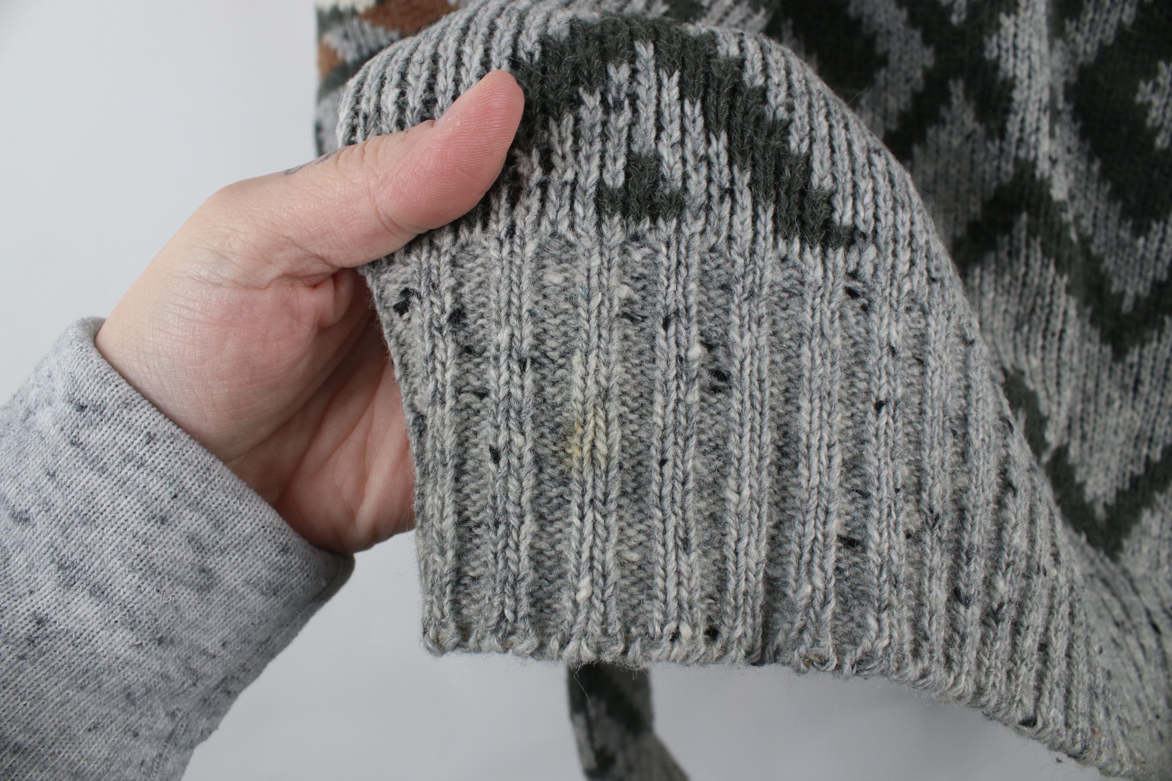 Vintage Vintage 90s Streetwear Wool Blend Fair Isle Crewneck Sweater Size L / US 10 / IT 46 - 4 Thumbnail