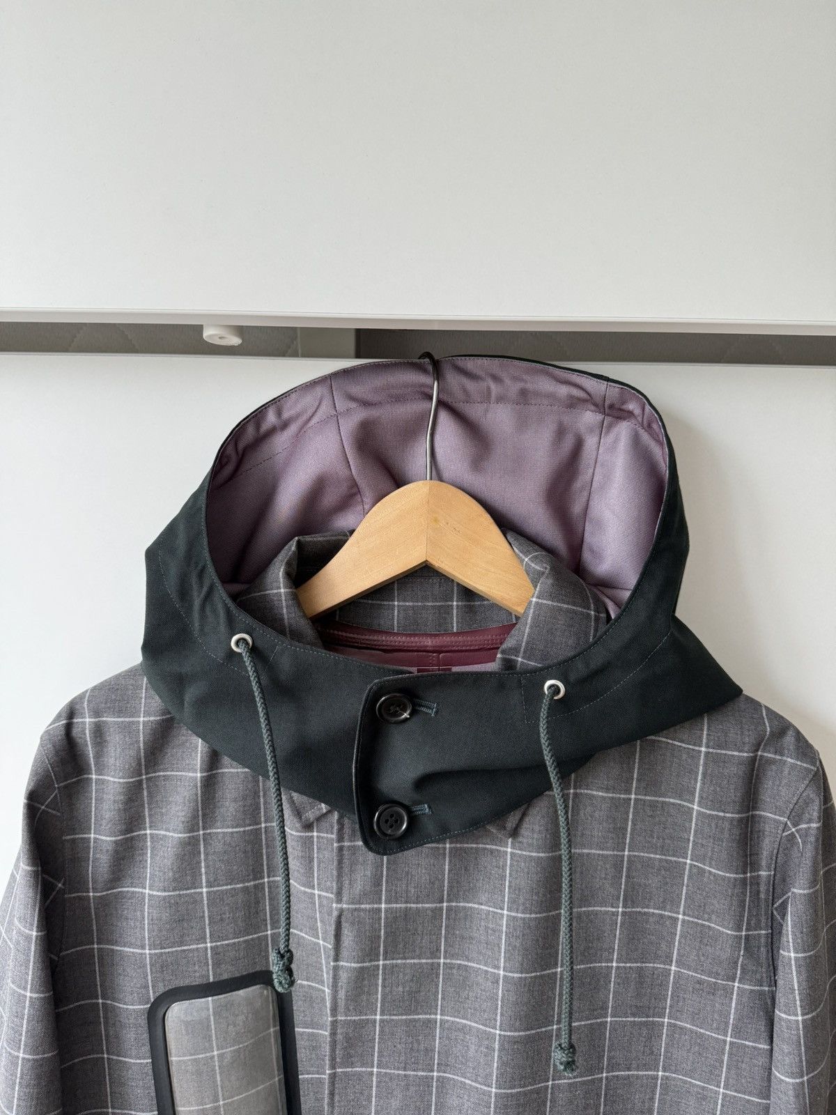Undercover [3] T/Wpen Windowpane Coat in Grey (AW15) Size US L / EU 52-54 / 3 - 3 Thumbnail
