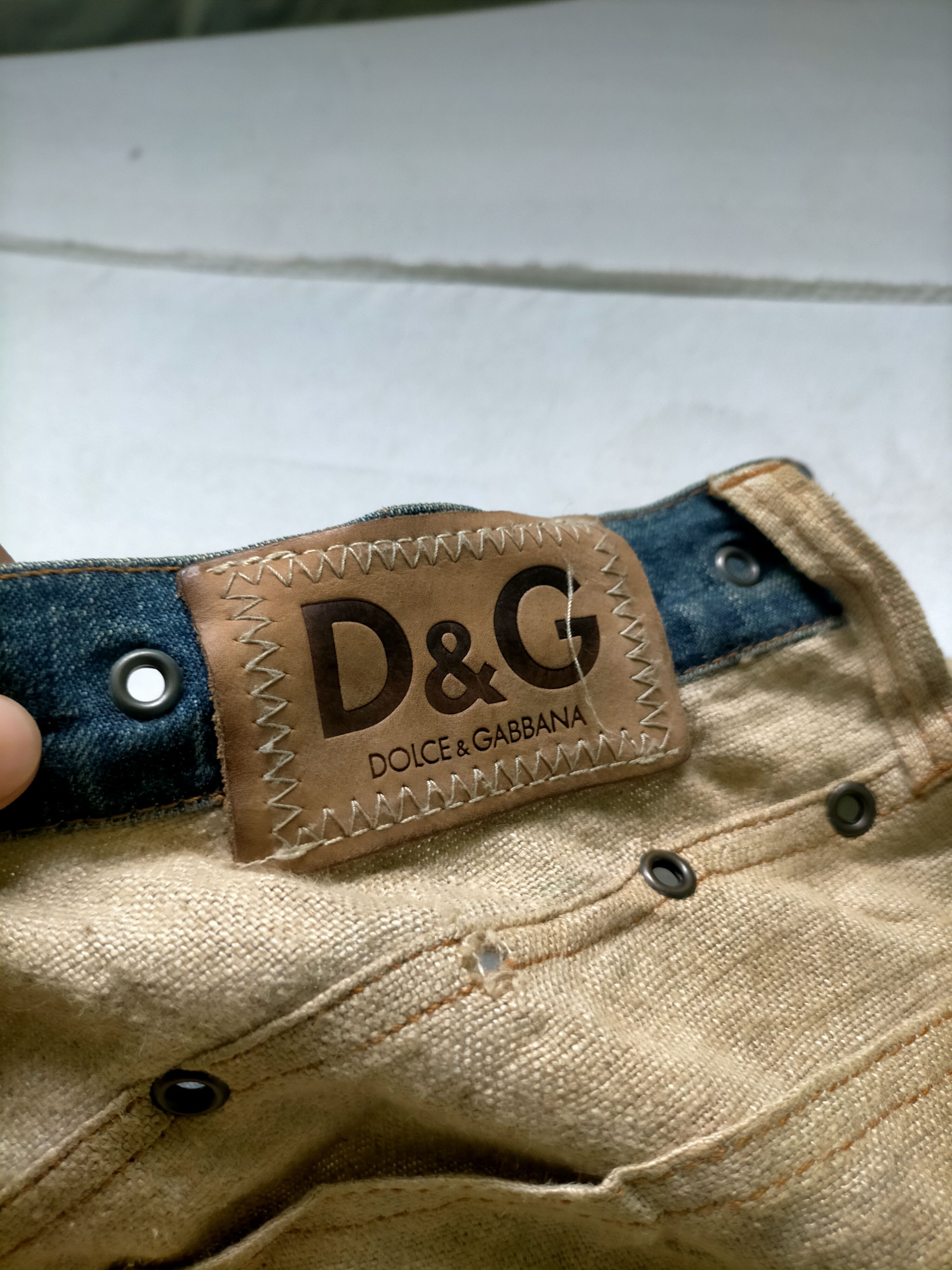 Dolce & Gabbana Vintage Dolce Gabbana Hybrid 90s Flare Denim Size US 36 / EU 52 - 12 Thumbnail
