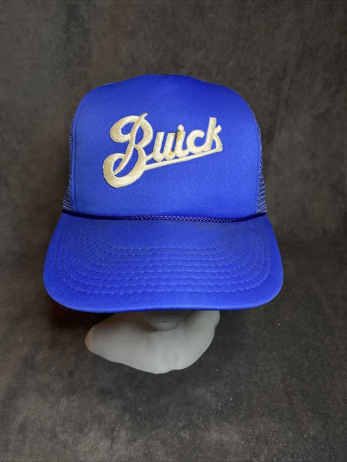 Other Vintage 80s Buick Trucker Hat Cap Mesh Embroidered Flawed Size ONE SIZE - 1 Thumbnail