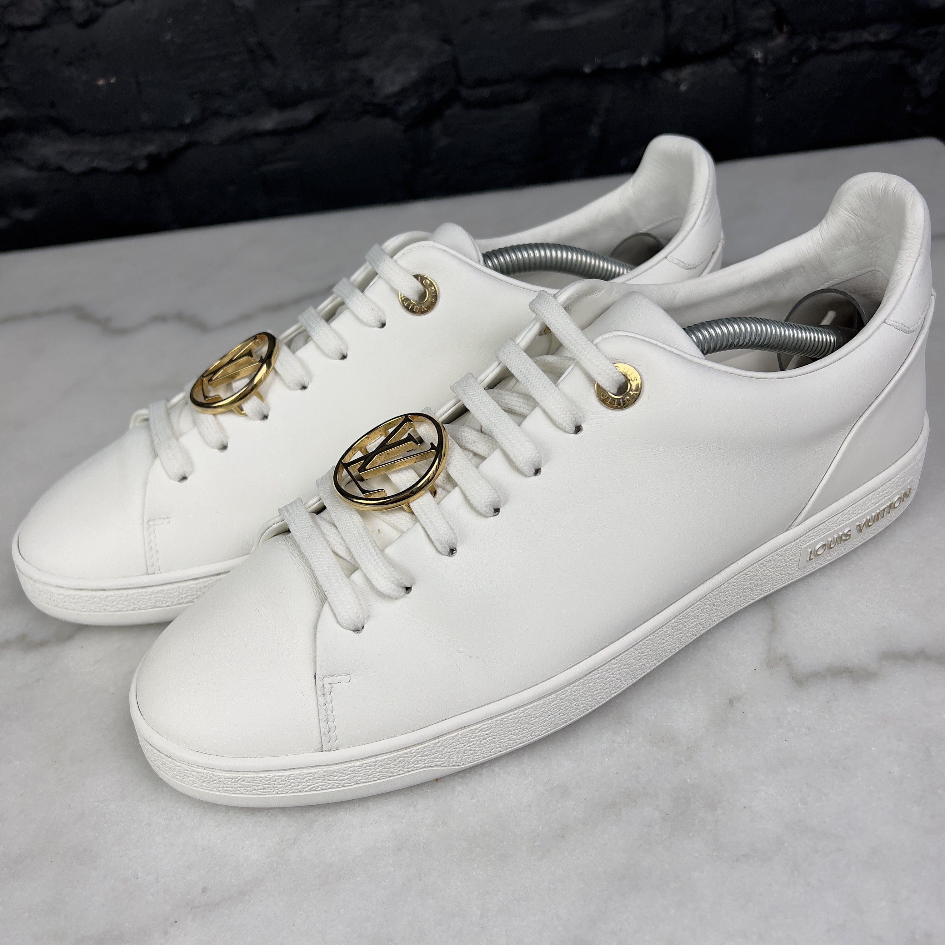 Louis Vuitton, Shoes, Lv Patches Frontrow Sneakers Size 39