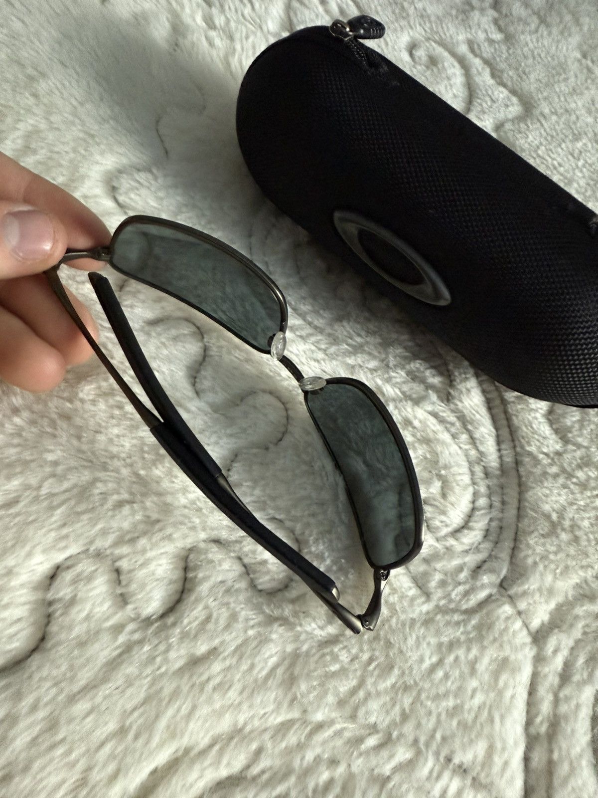 Oakley × Other Oakley Titanium Square Wire Sunglasses Size 32 - 3 Thumbnail