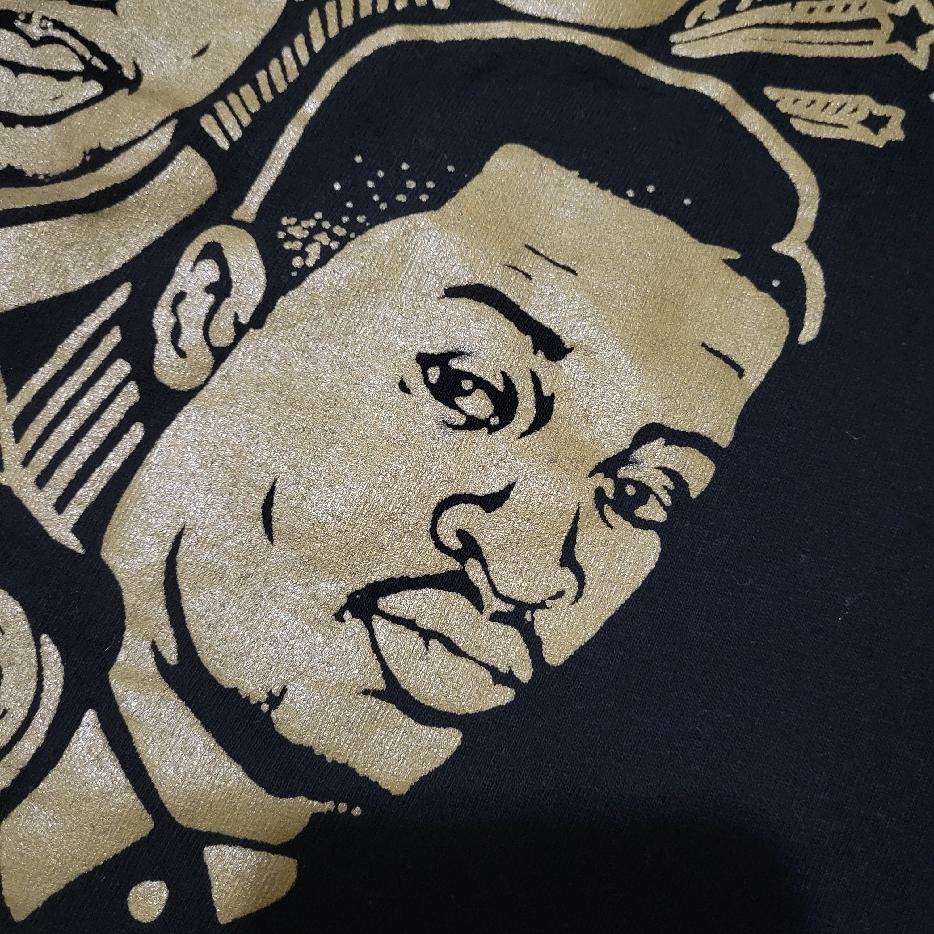 Alstyle Hip Hop Icons Black Gold KRSOne LLCoolJ Rakim Big Daddy Kane Size US L / EU 52-54 / 3 - 5 Thumbnail