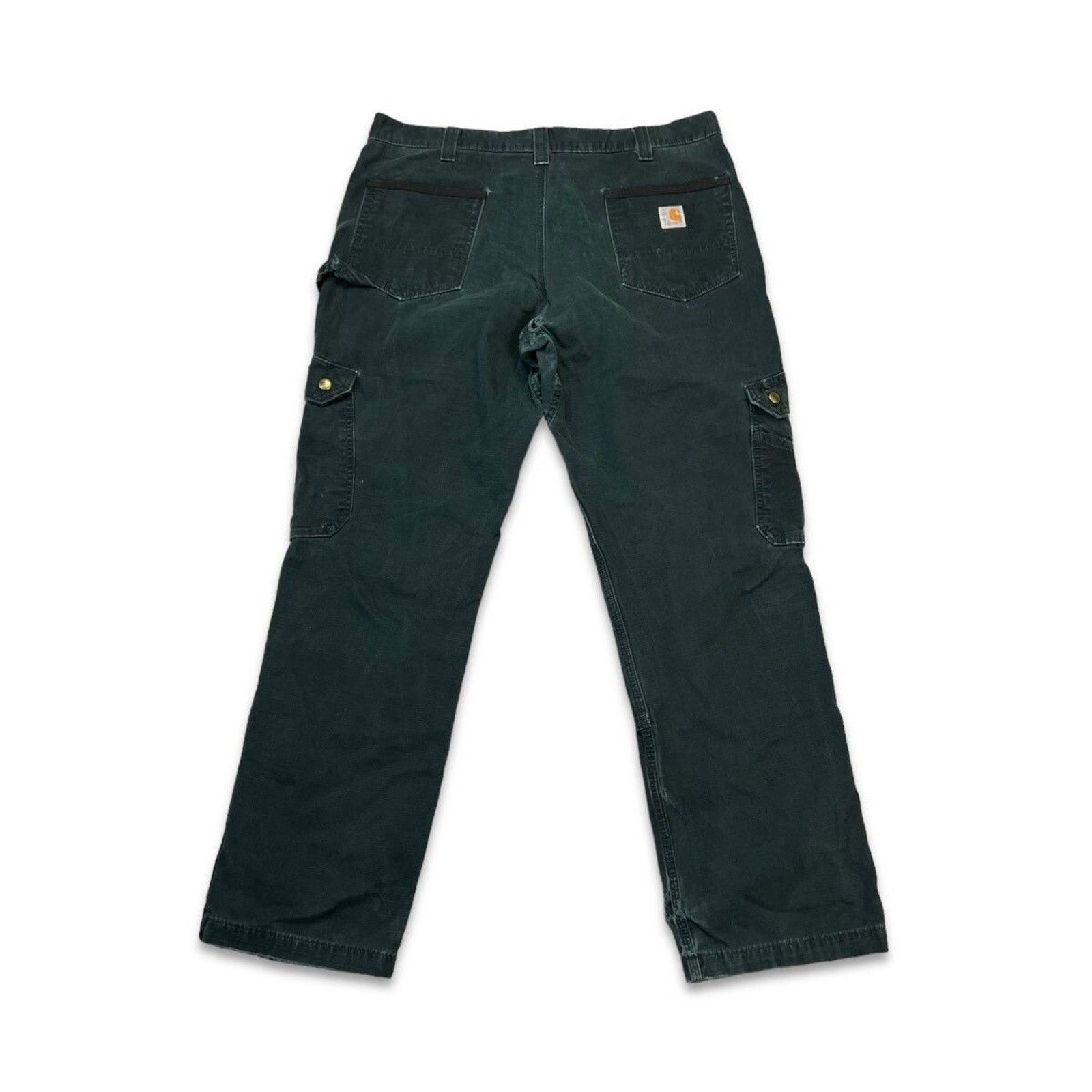 Carhartt × Vintage Carhartt Pants 36x32 Double Knee Relaxed Fit Carpenter Baggy Size US 36 / EU 52 - 3 Thumbnail