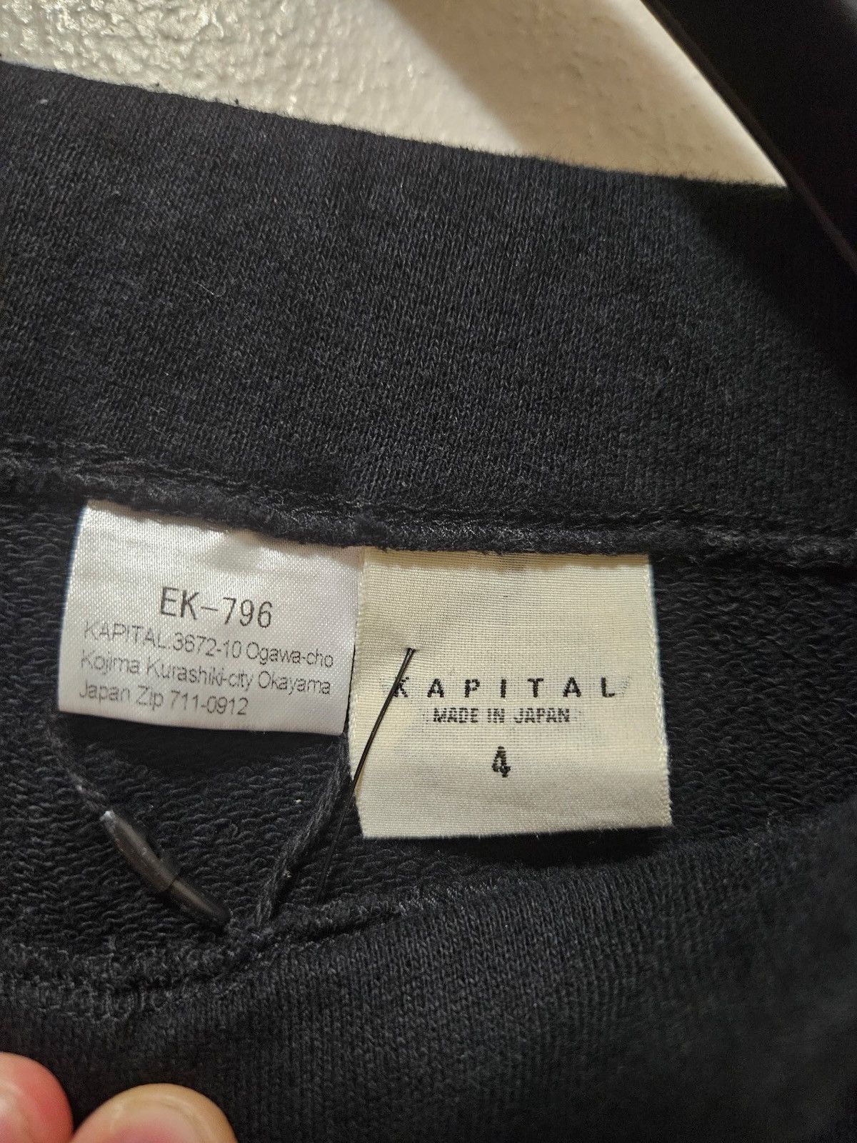 Kapital Smiley Faded Logo Black Joggers Size US 36 / EU 52 - 9 Thumbnail